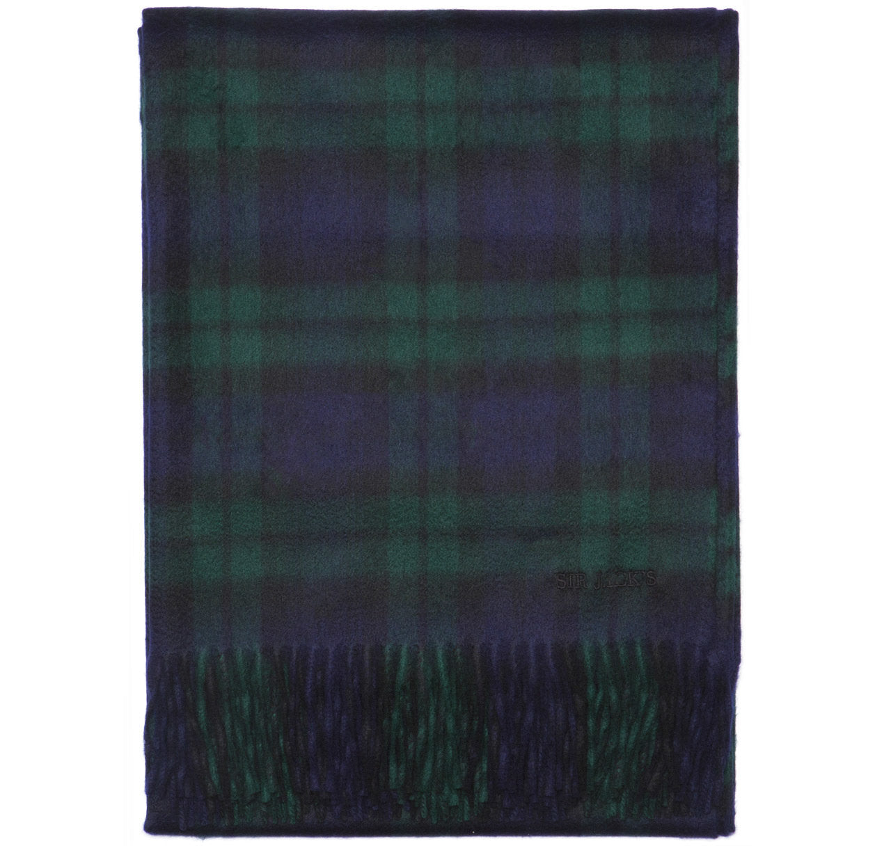 Cashmere Blackwatch Tartan Throw