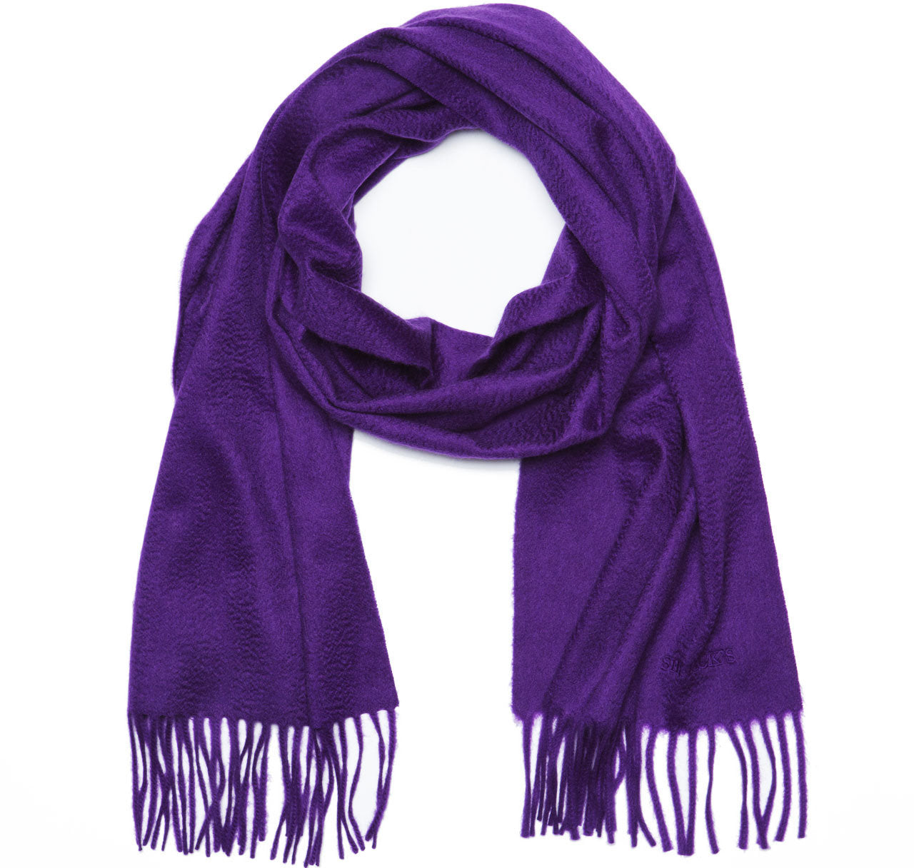 Sir Jack's Cashmere Purple Scarf