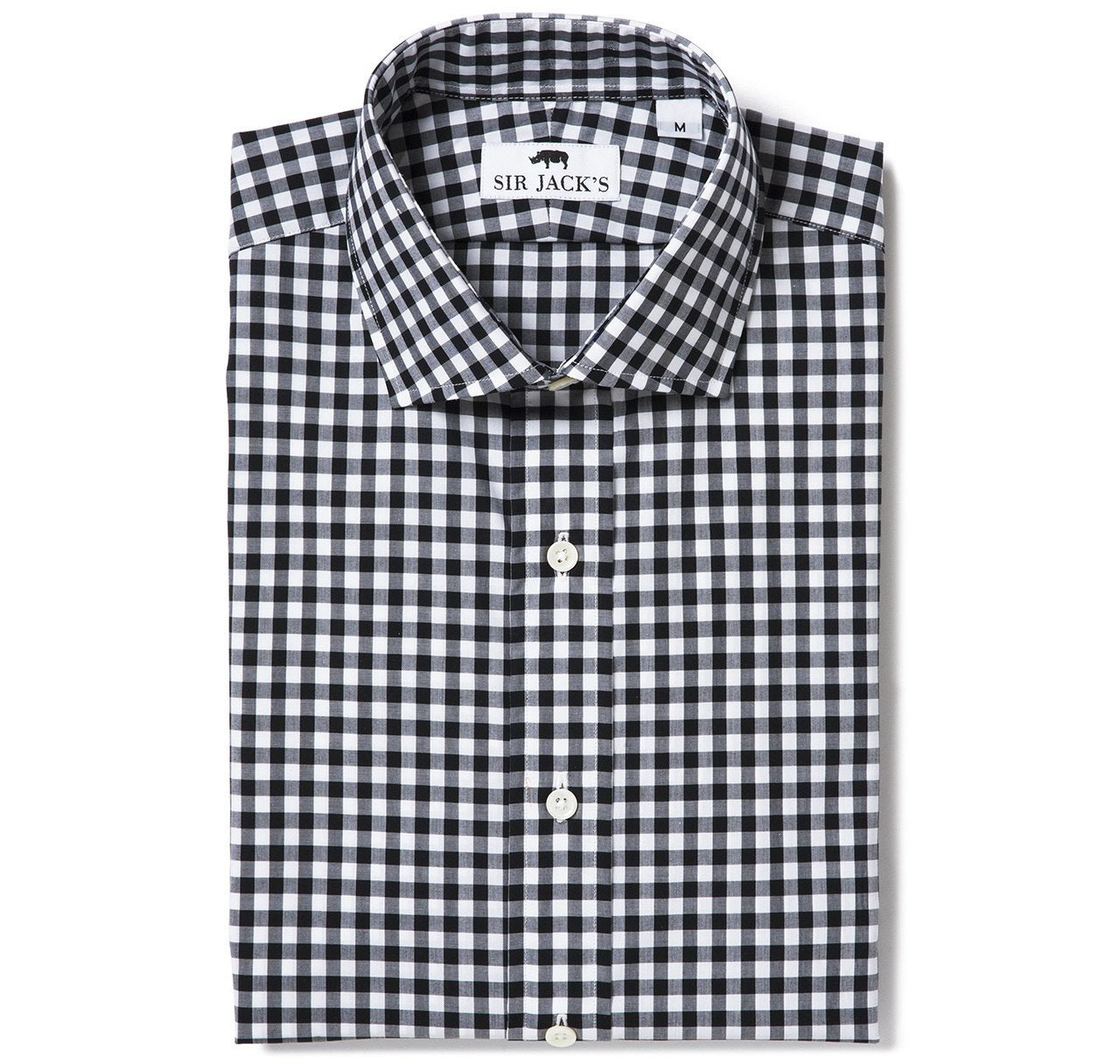 Clarendon Black Gingham Shirt