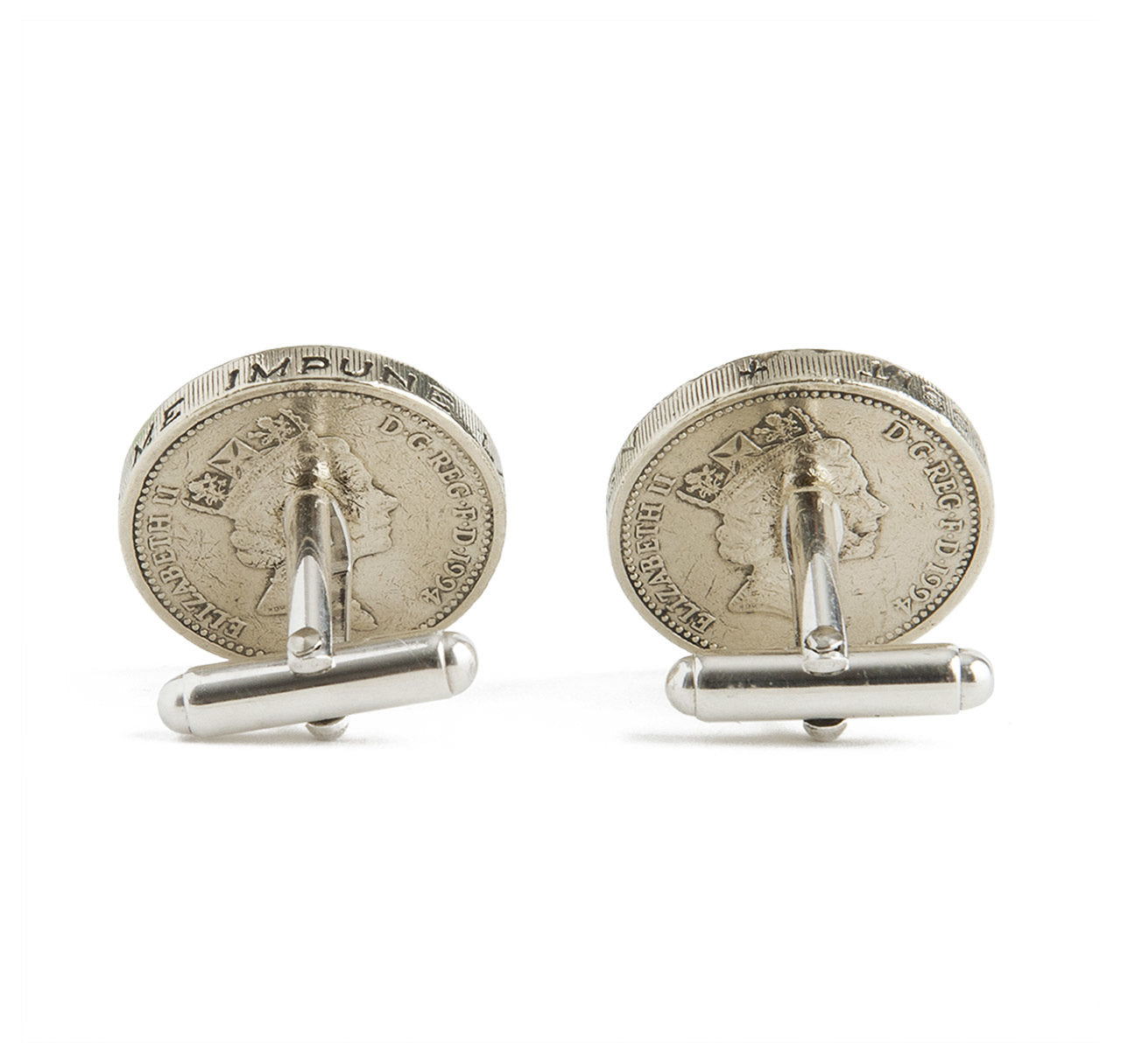 Sir Jack's English Pound Coin Cufflinks