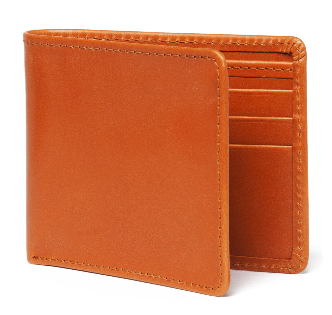 London Tan Leather Billfold Wallet