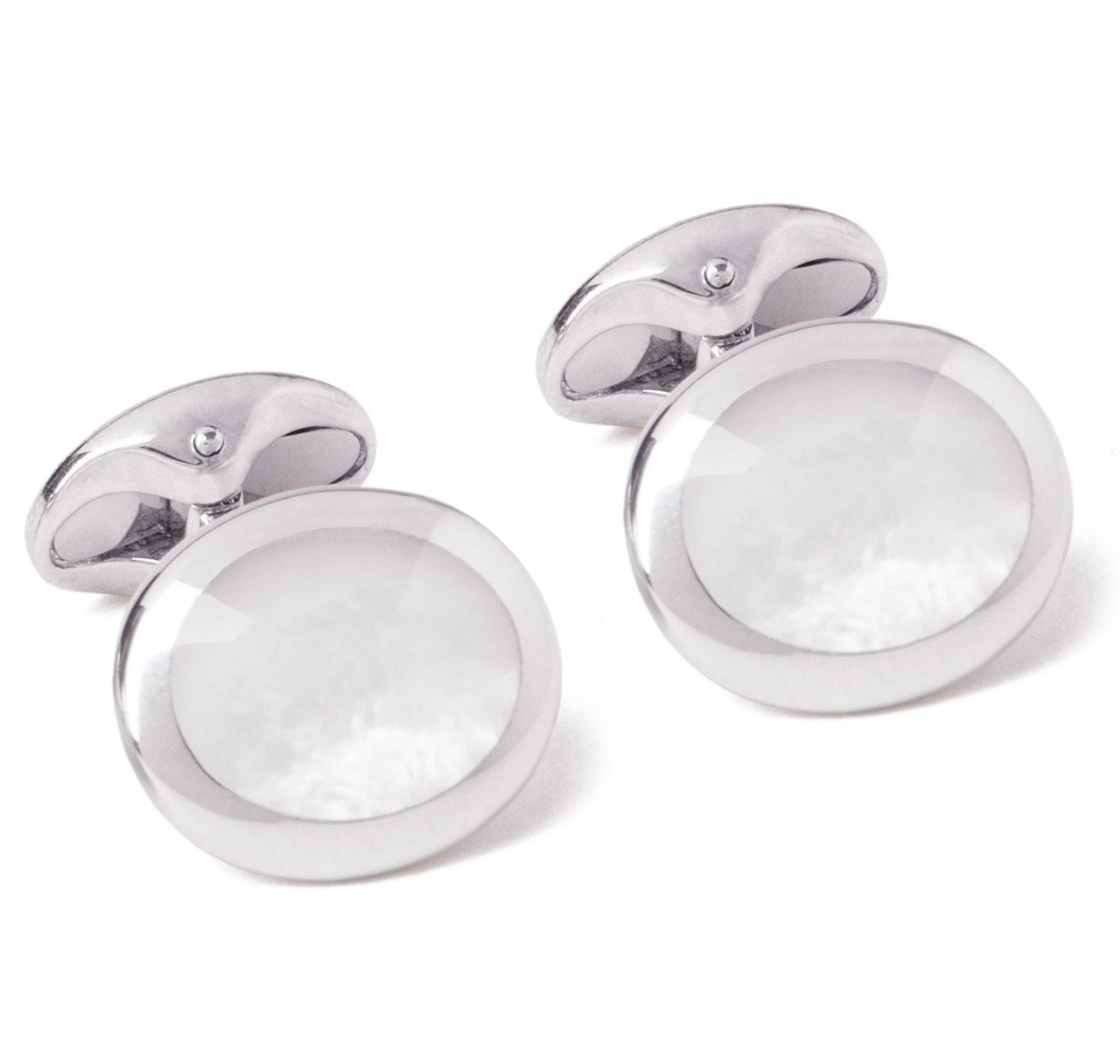 Mother of Pearl & Sterling Silver Cufflinks