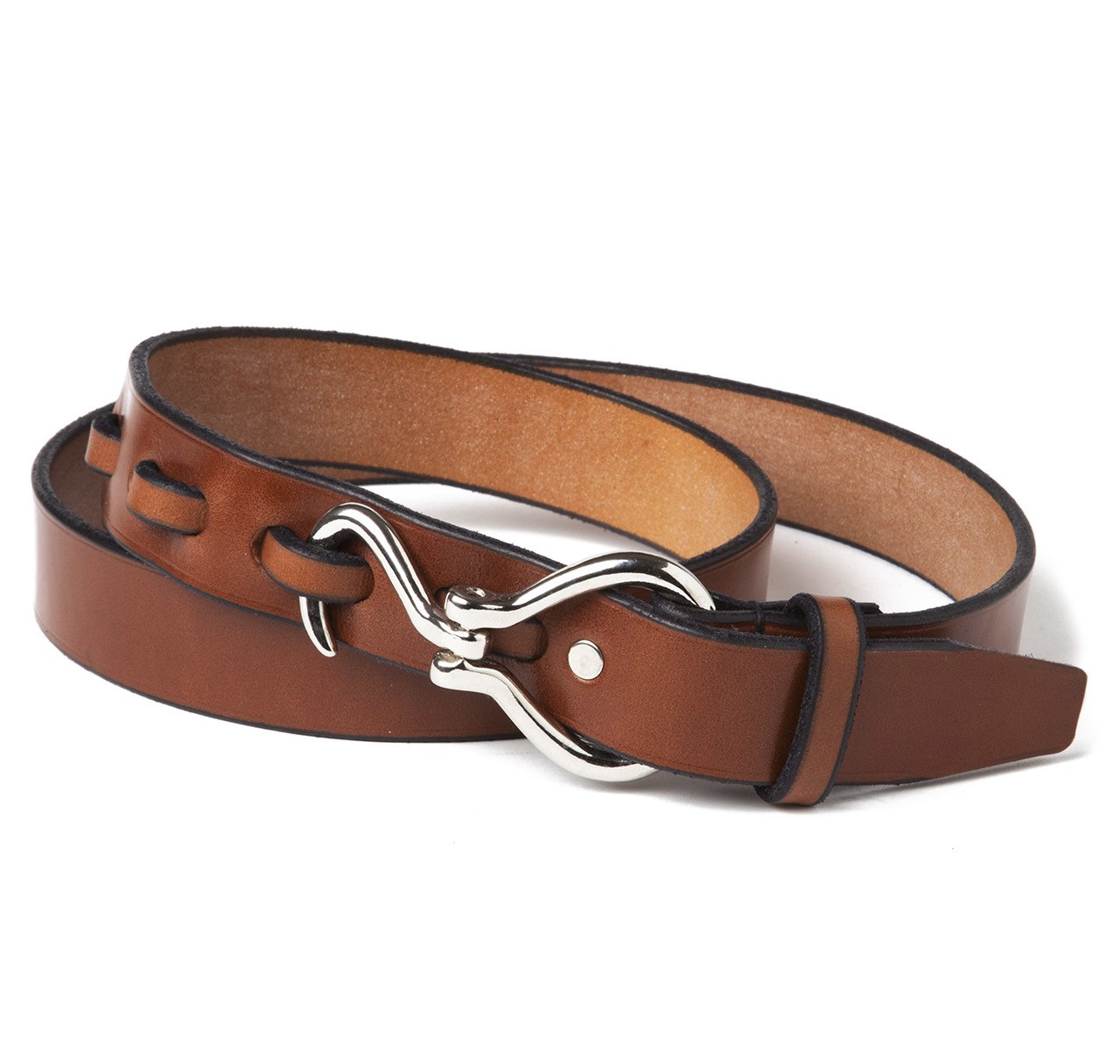 Sir Jack's Nickel Hoof Pick Belt in Chestnut