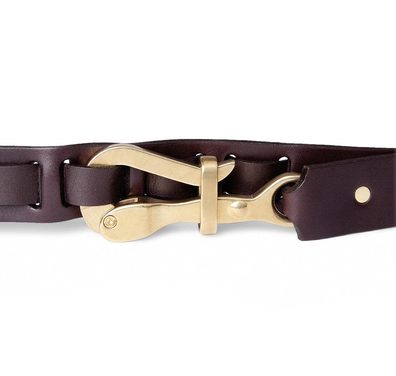 SirJacks Pelican Hook Belt in Brown Leather