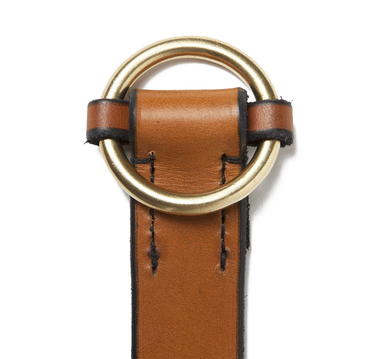 Sir Jack's Slip Cinch Belt in Light Havana