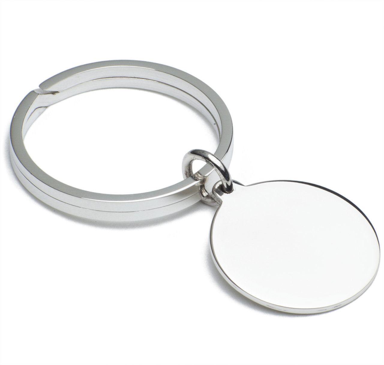 Sir Jack's Sterling Silver Circle Key Ring