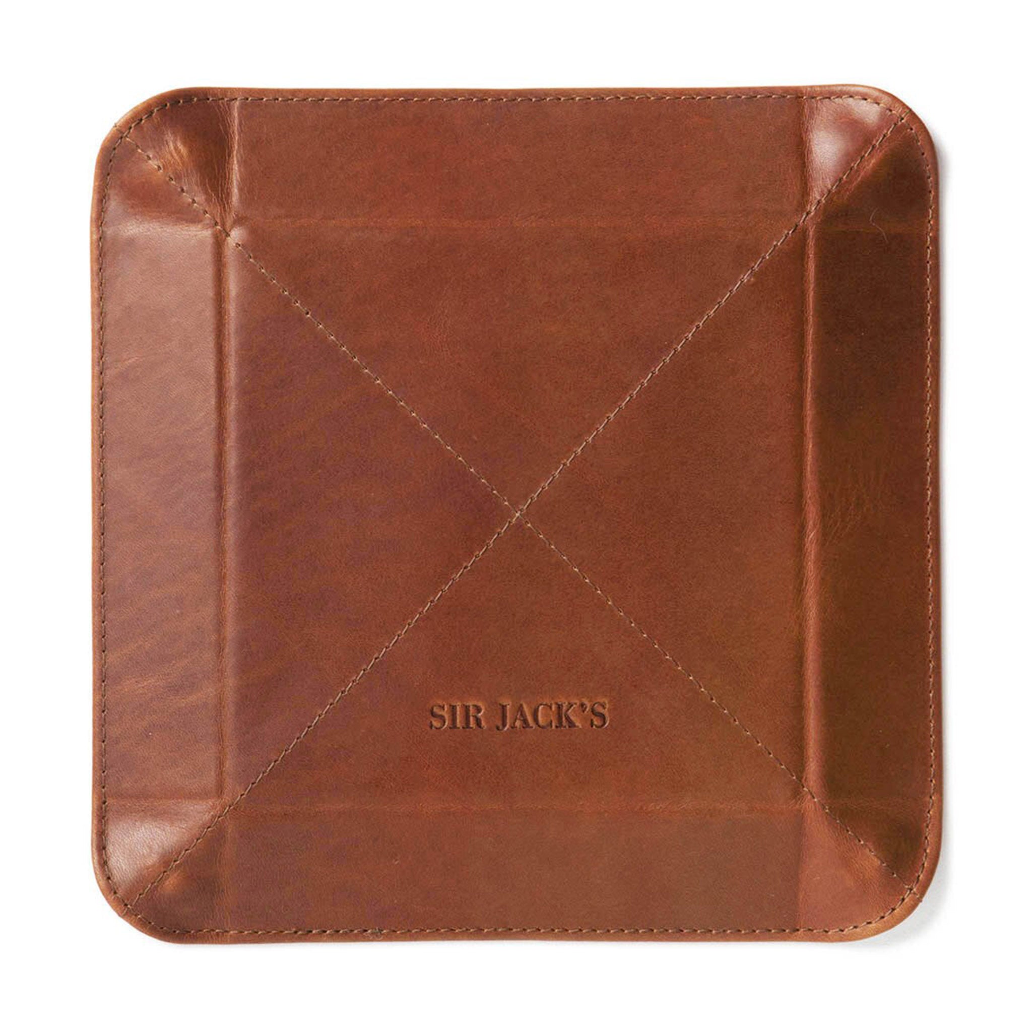 Havana Leather Travel Tray