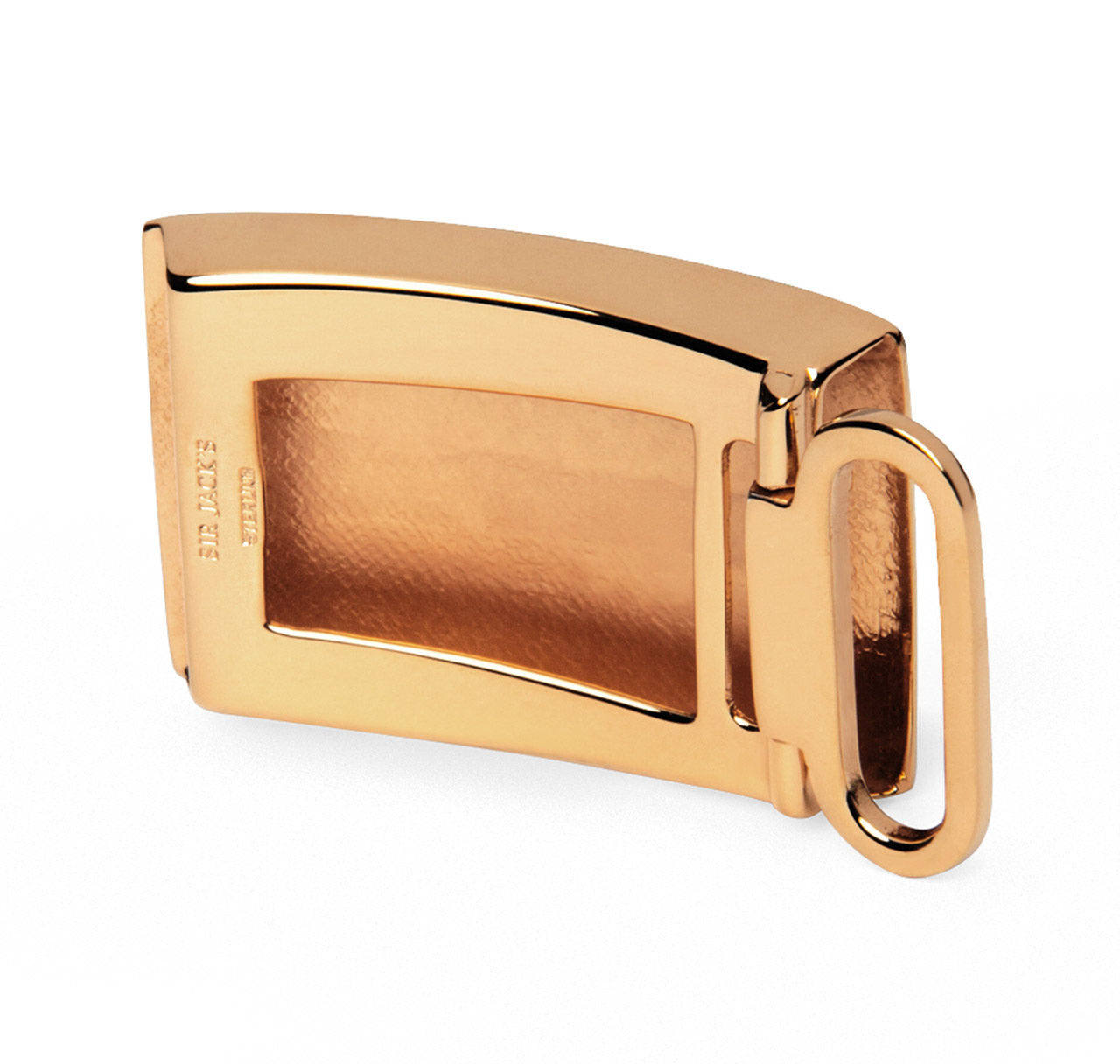 Gold Vermeil Engine Turned Belt Buckle