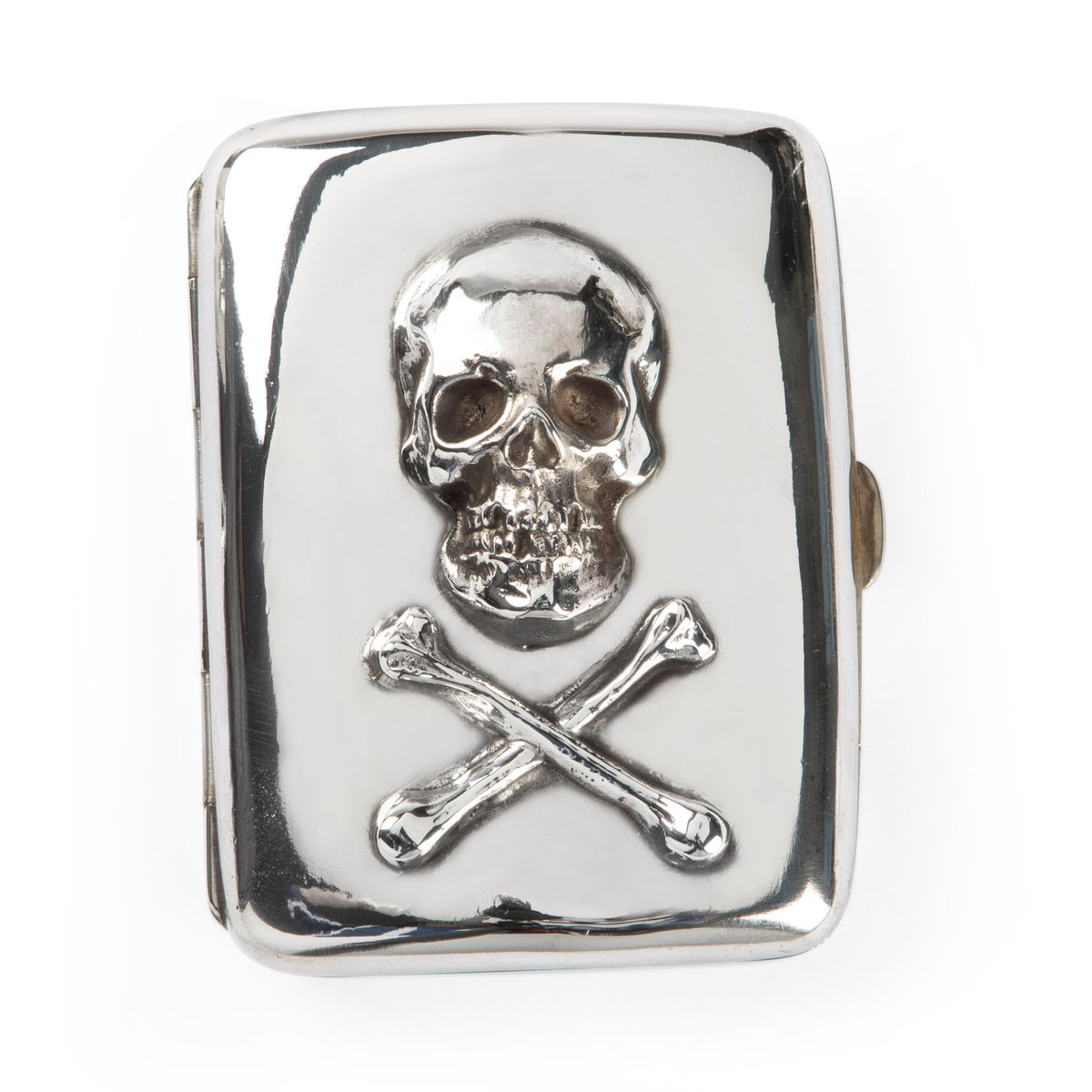 skull cigarette Skull and Crossbones Sterling Cigarette Case skull cigarette Skull and Crossbones Sterling Cigarette Case