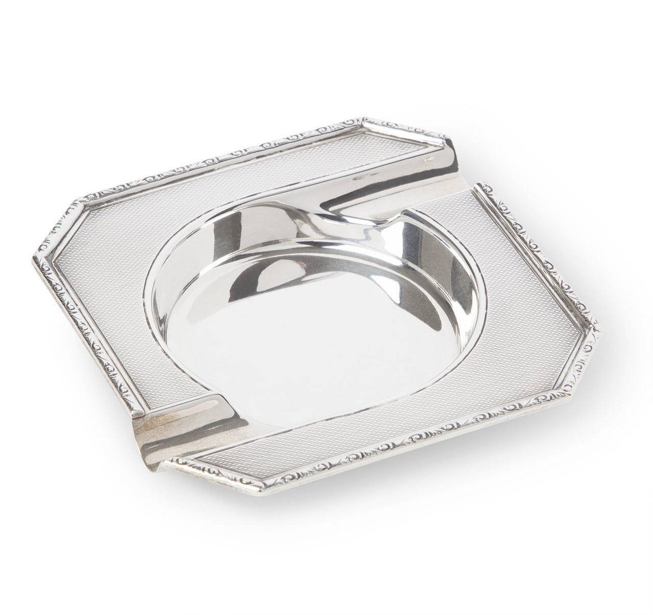 Sterling Silver Octagonal Ashtray