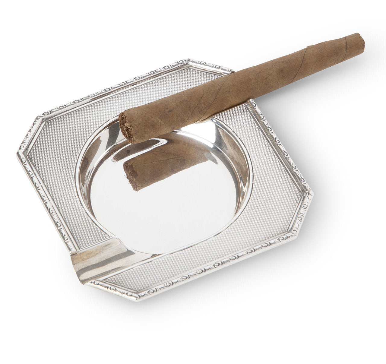 Sterling Silver Octagonal Ashtray