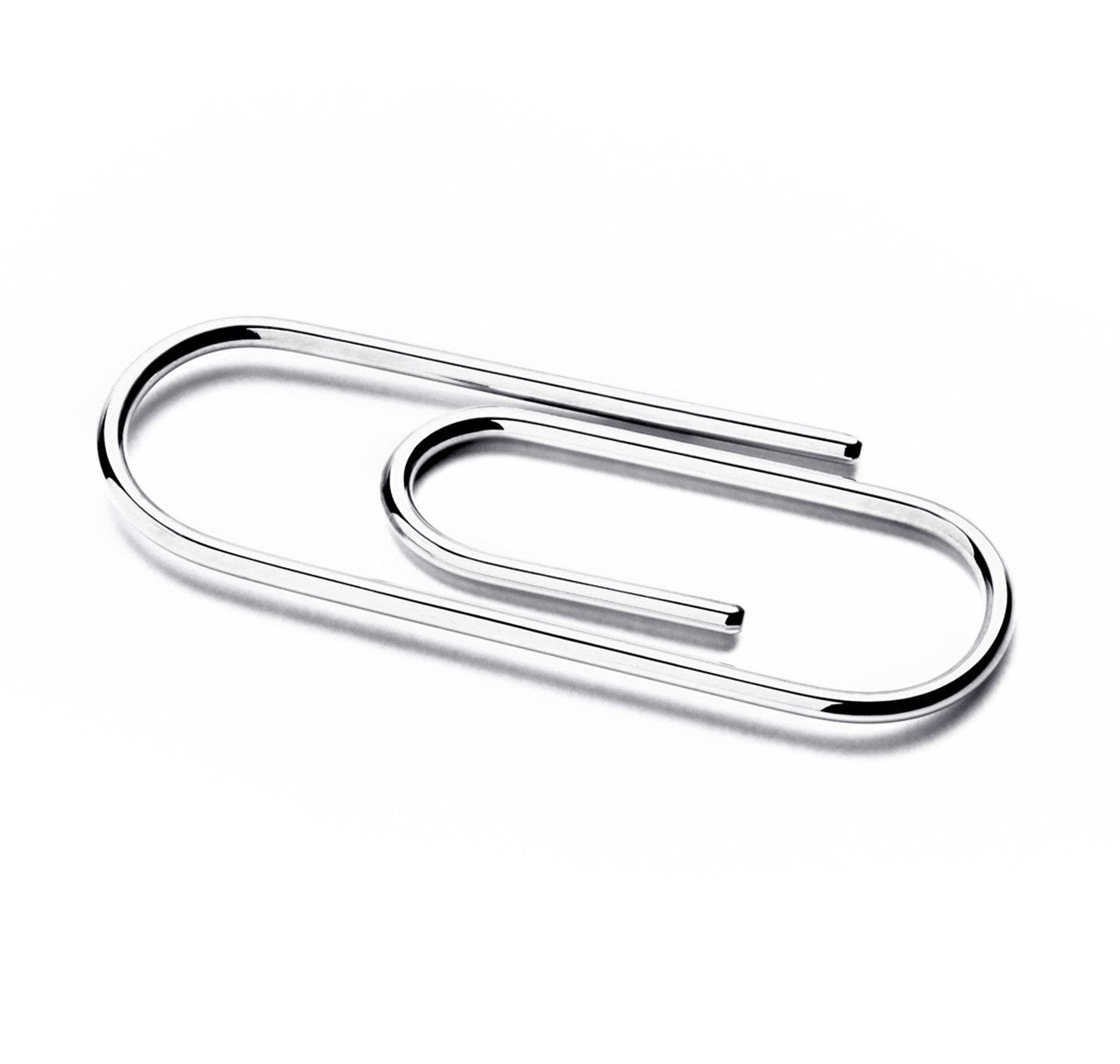 Sterling Silver Paperclip Money Clip