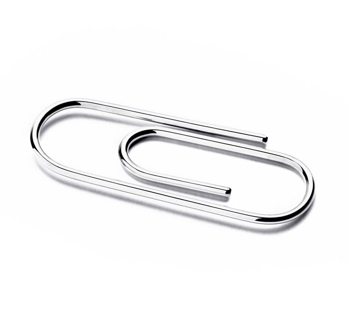 Money Paperclip Sterling Silver Paperclip Money Clip