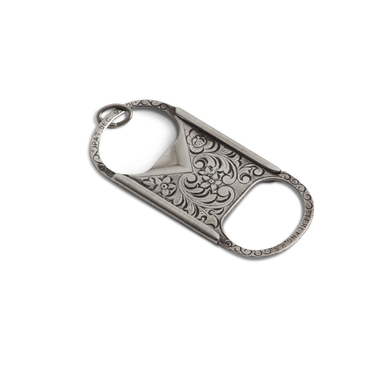 Sterling Silver Repoussé Cigar Cutter