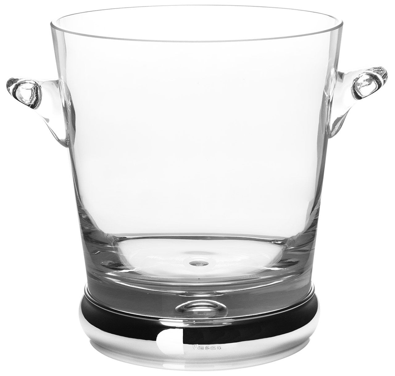 Sterling Silver & Glass Champagne Bucket