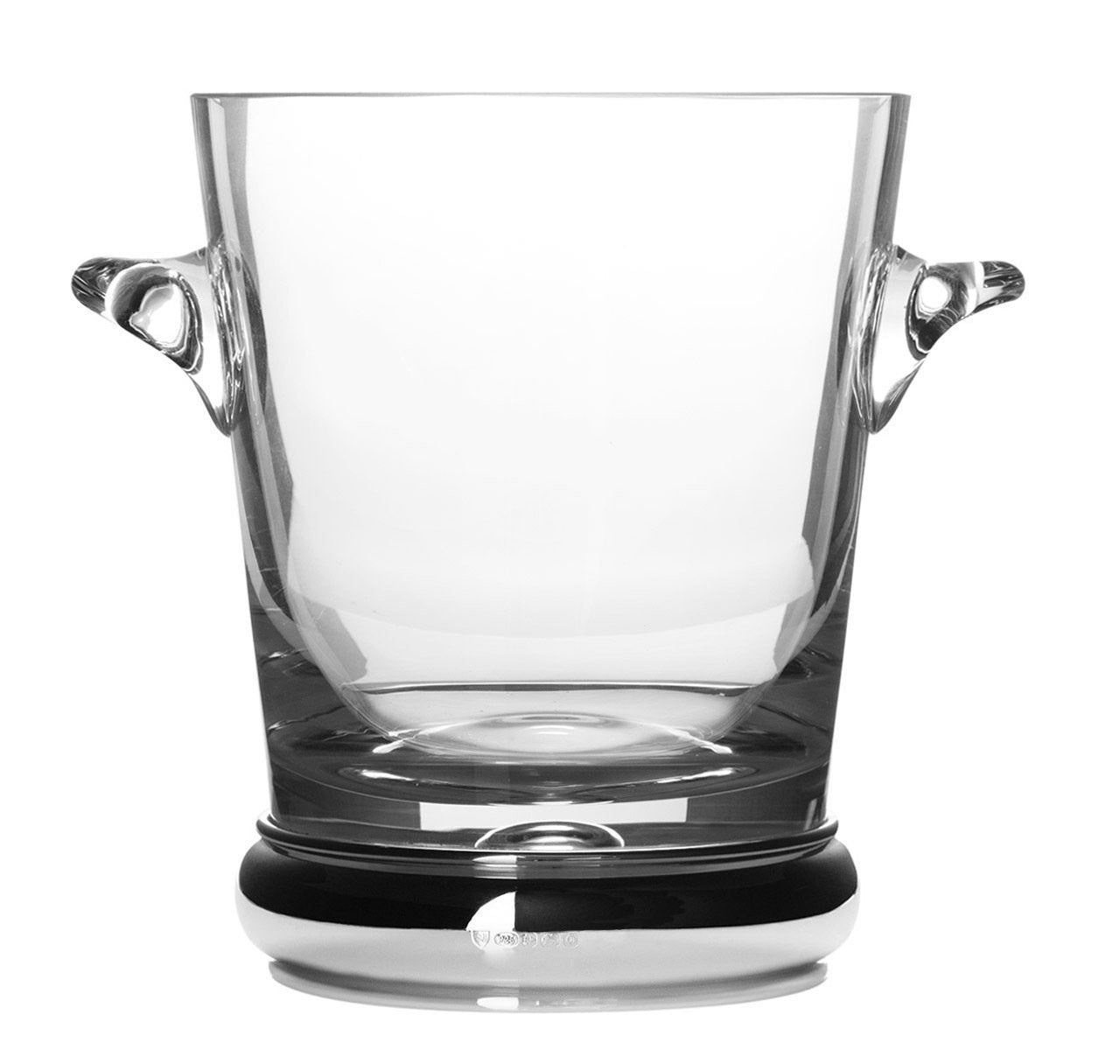 Sterling Silver & Glass Ice Bucket