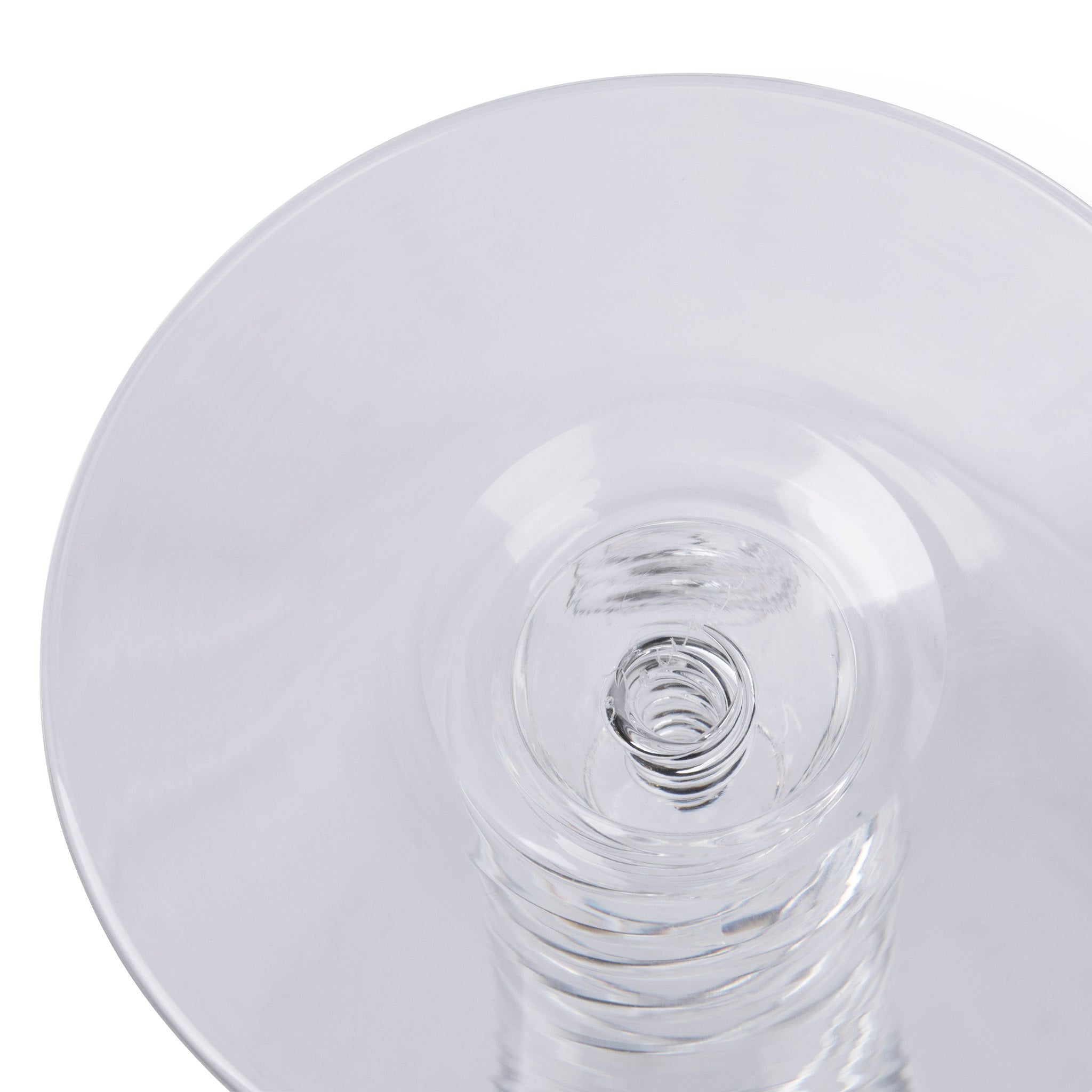 Steuben Crystal Air Twist Champagne Coupe Goblet