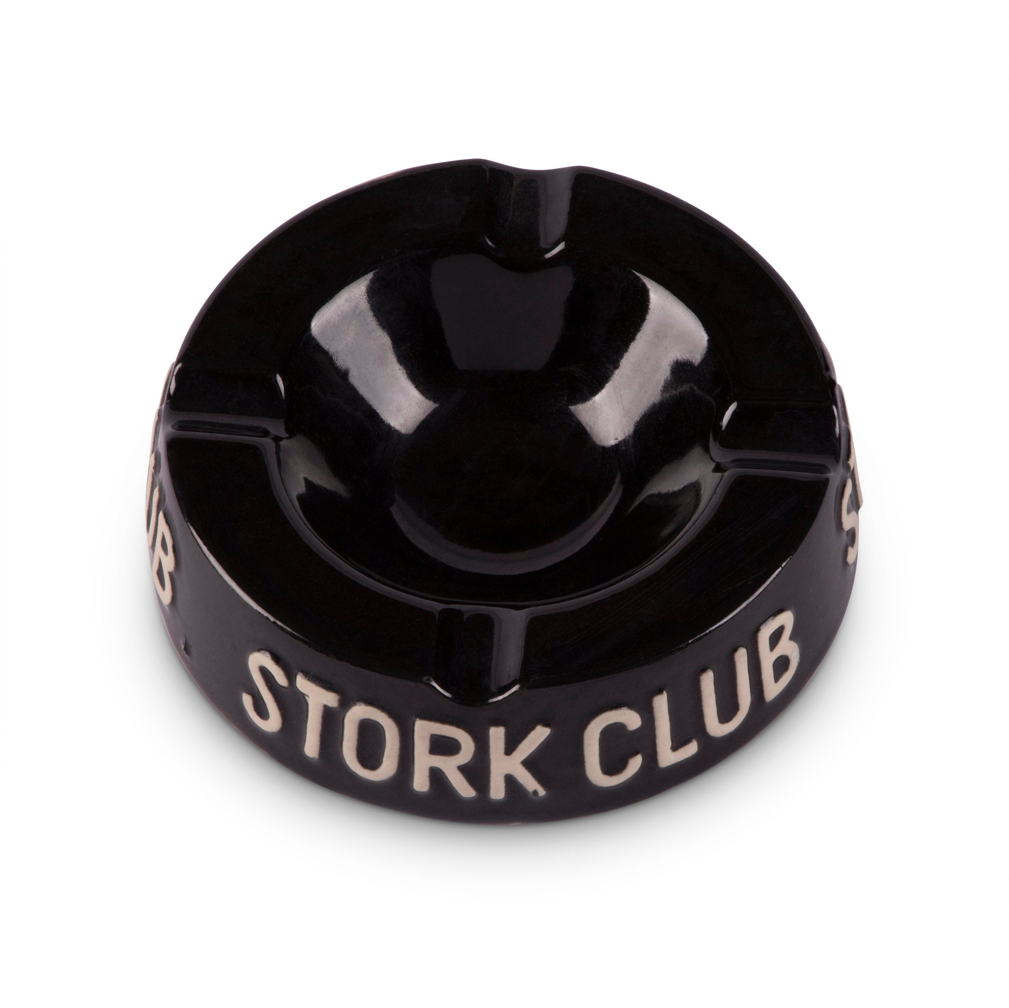 Stork Club Black Ceramic Cigar Ashtray