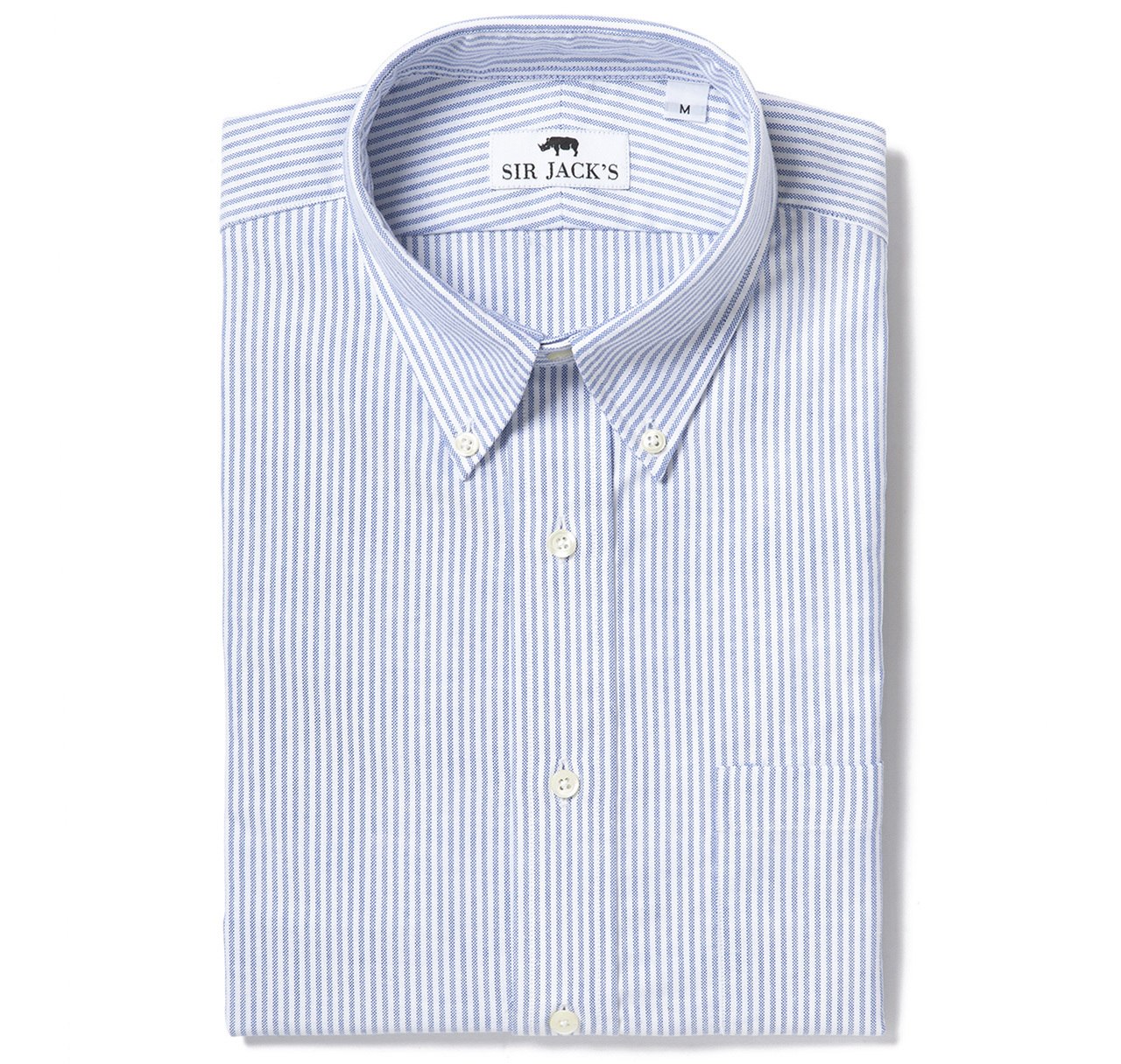 Sudbury Oxford Shirt in Blue & White Stripe