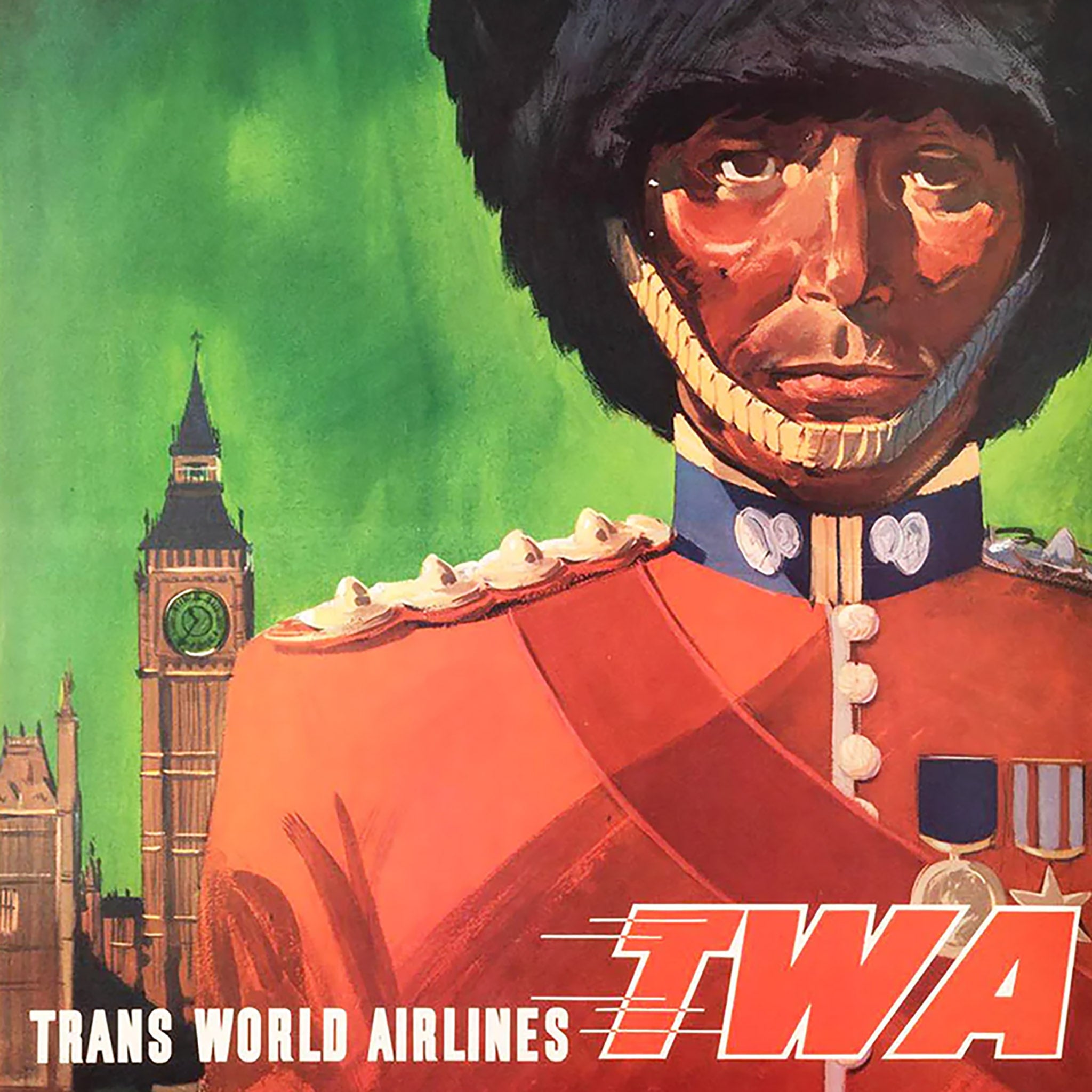 Trans World Airlines London Original Poster