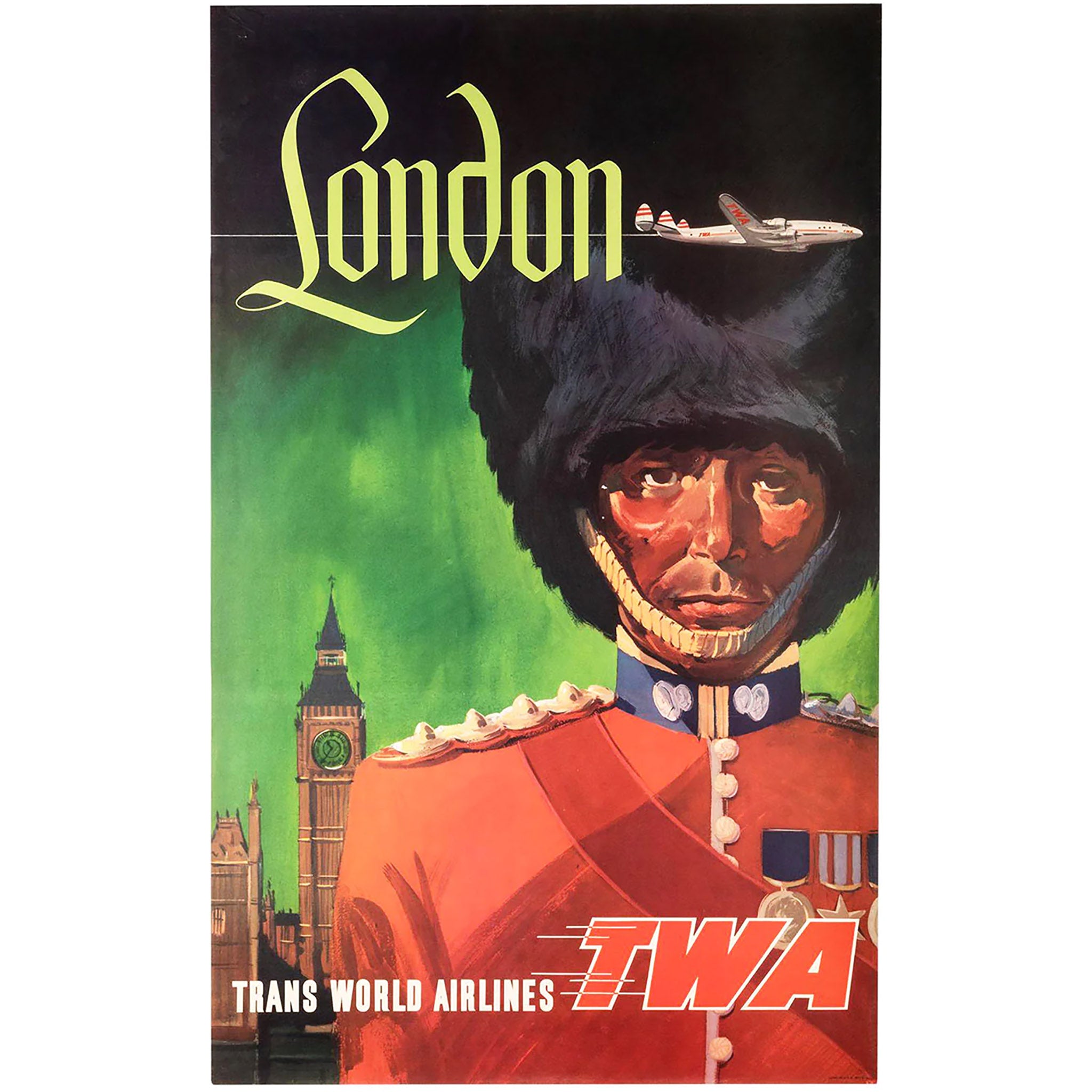 Trans World Airlines London Original Poster