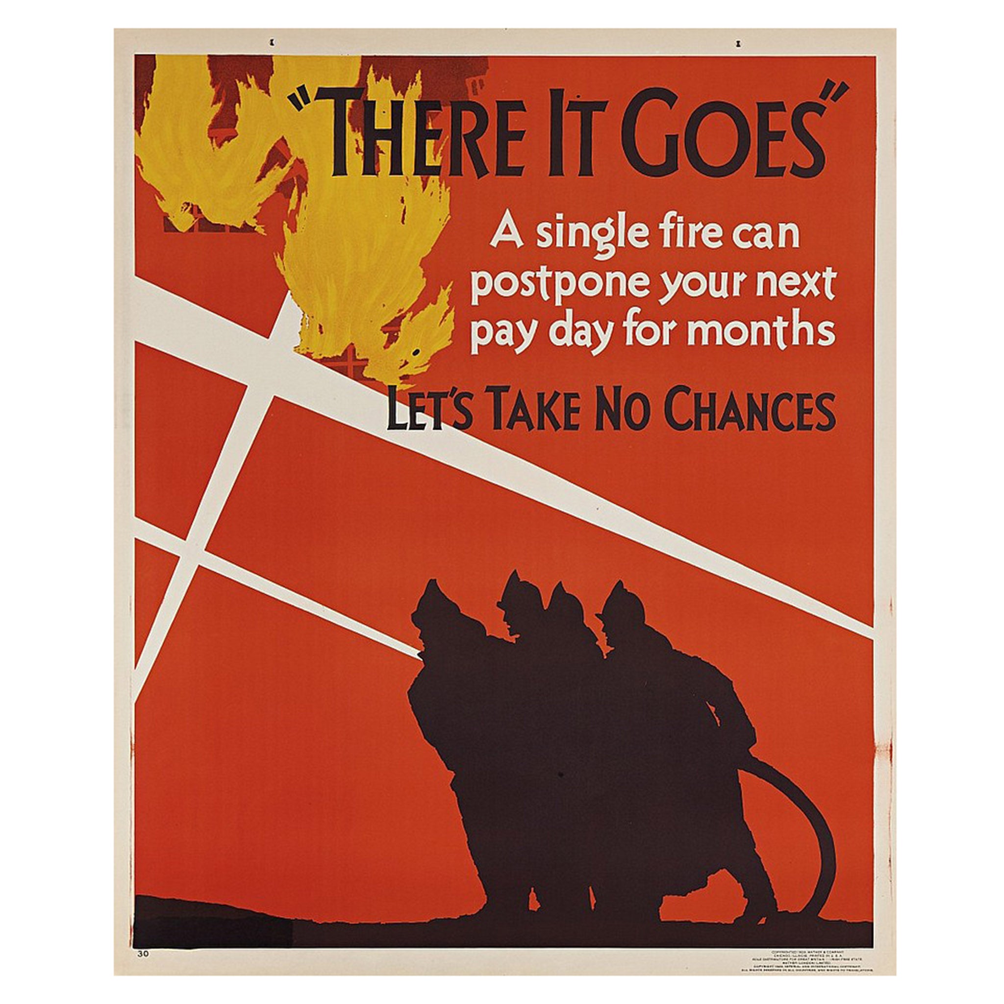"There it Goes" Mather Work Incentive Original Poster