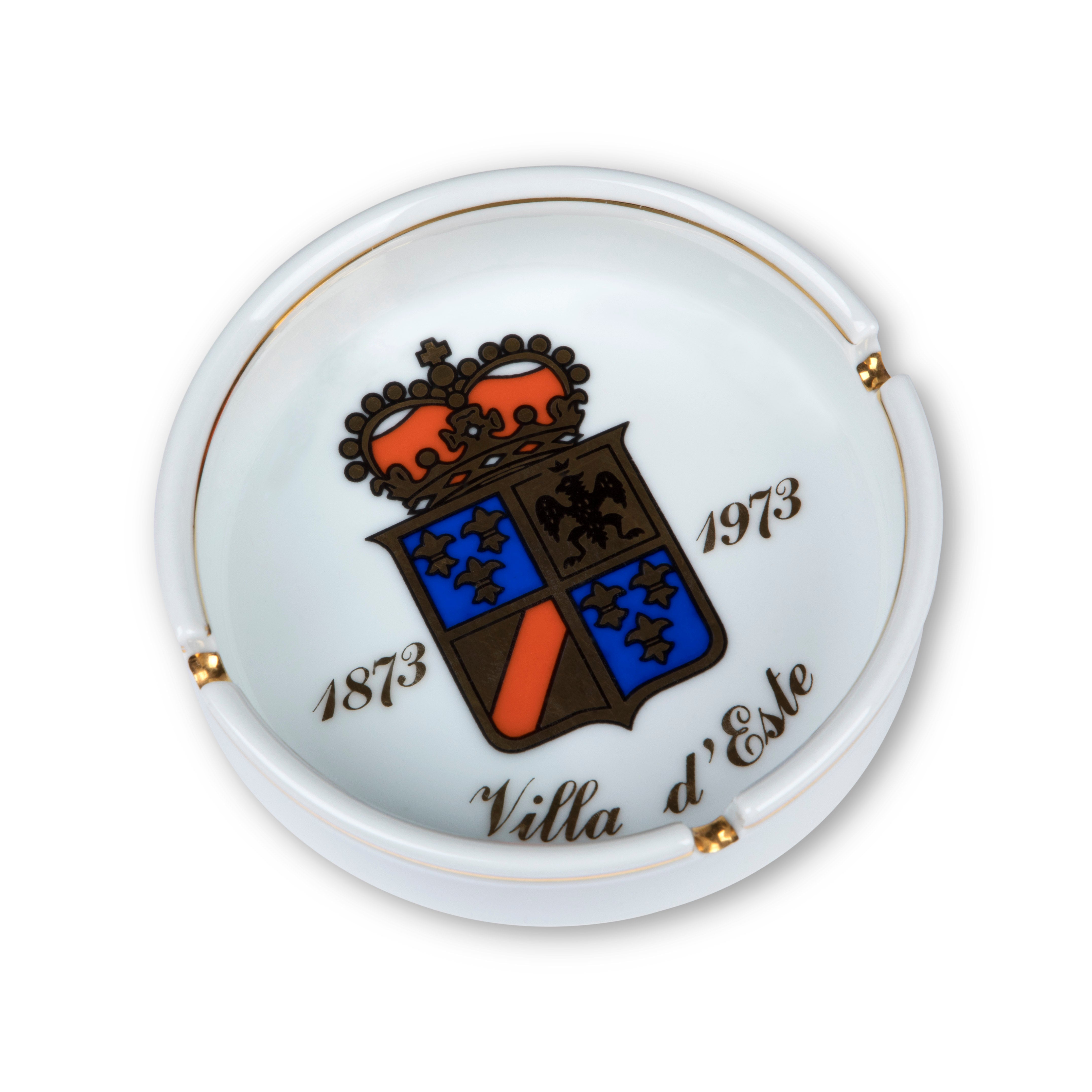 Vintage Villa d'Este Hotel Ashtray