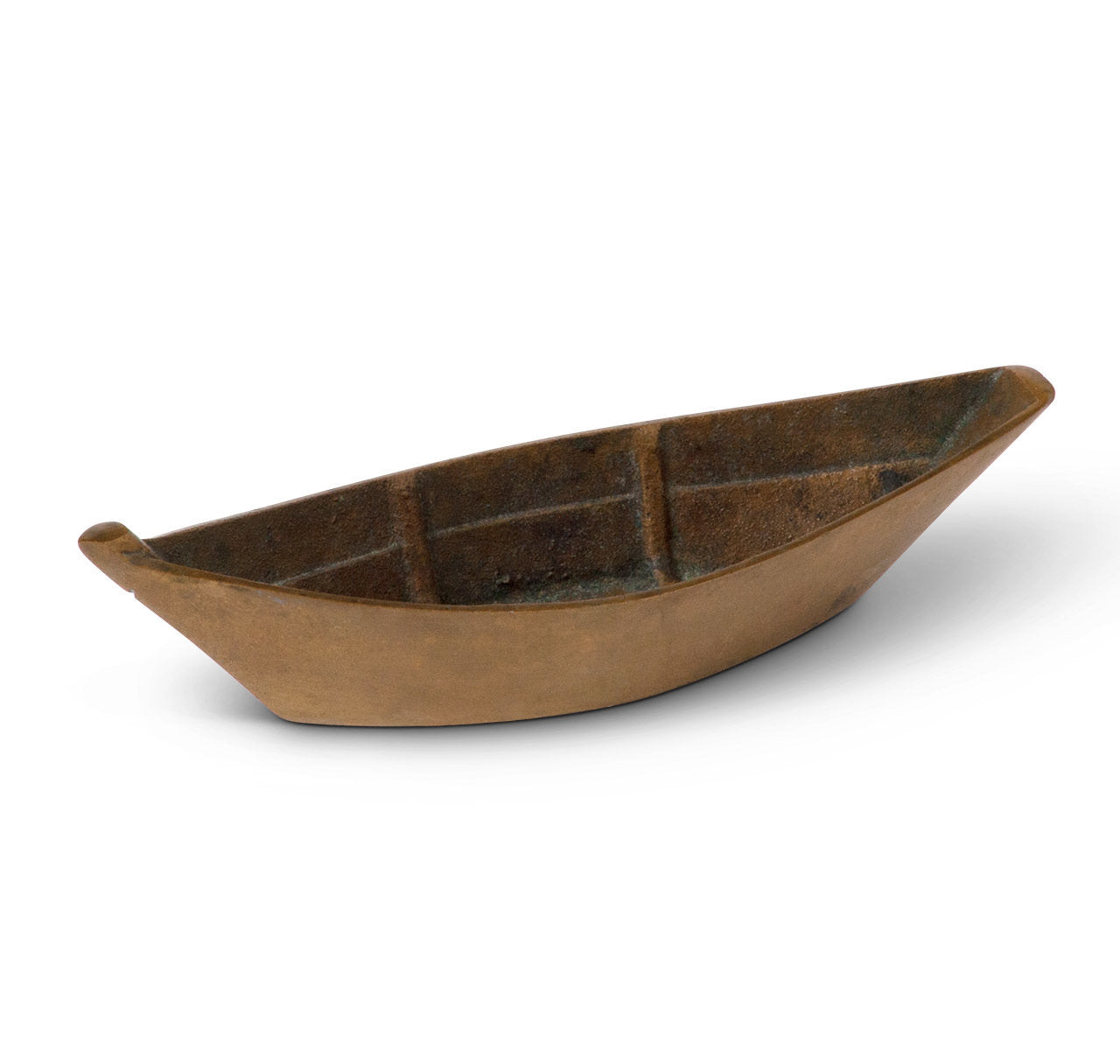 Vintage Bronze Dory Boat Ashtray