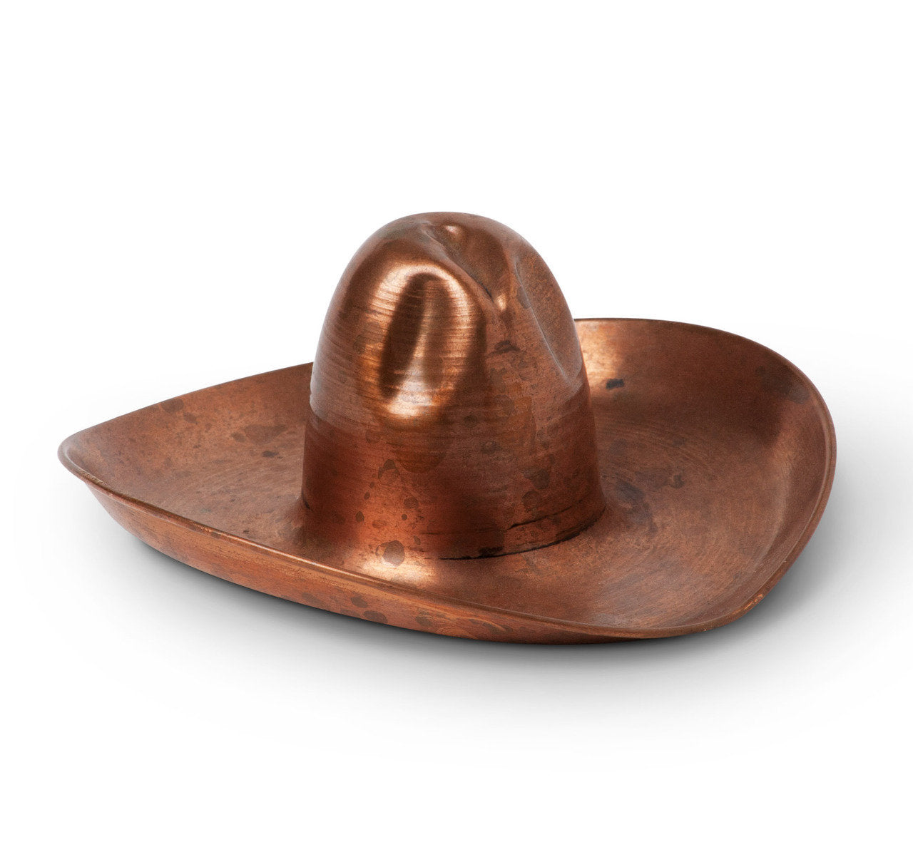 Vintage Copper Cowboy Hat Ashtray