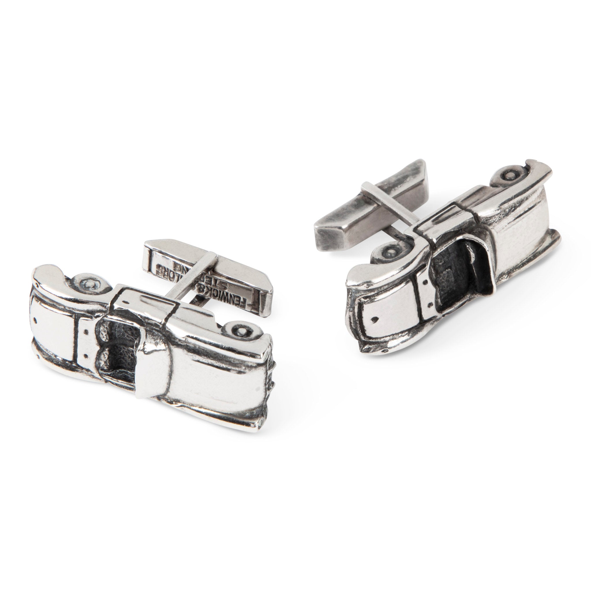 Vintage Fenwick & Sailors Sterling Corvette Cufflinks