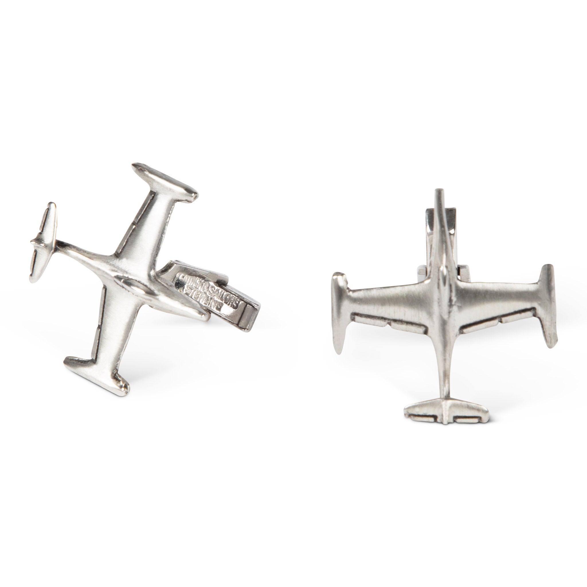 Vintage Fenwick & Sailors Sterling Airplane Cufflinks