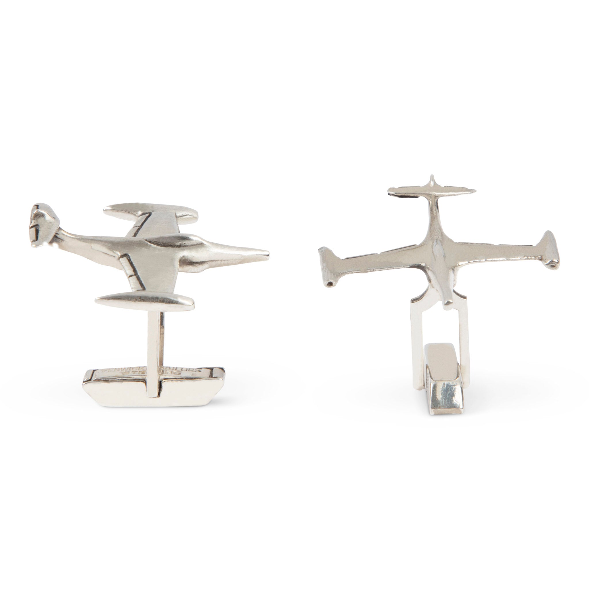 Vintage Fenwick & Sailors Sterling Airplane Cufflinks