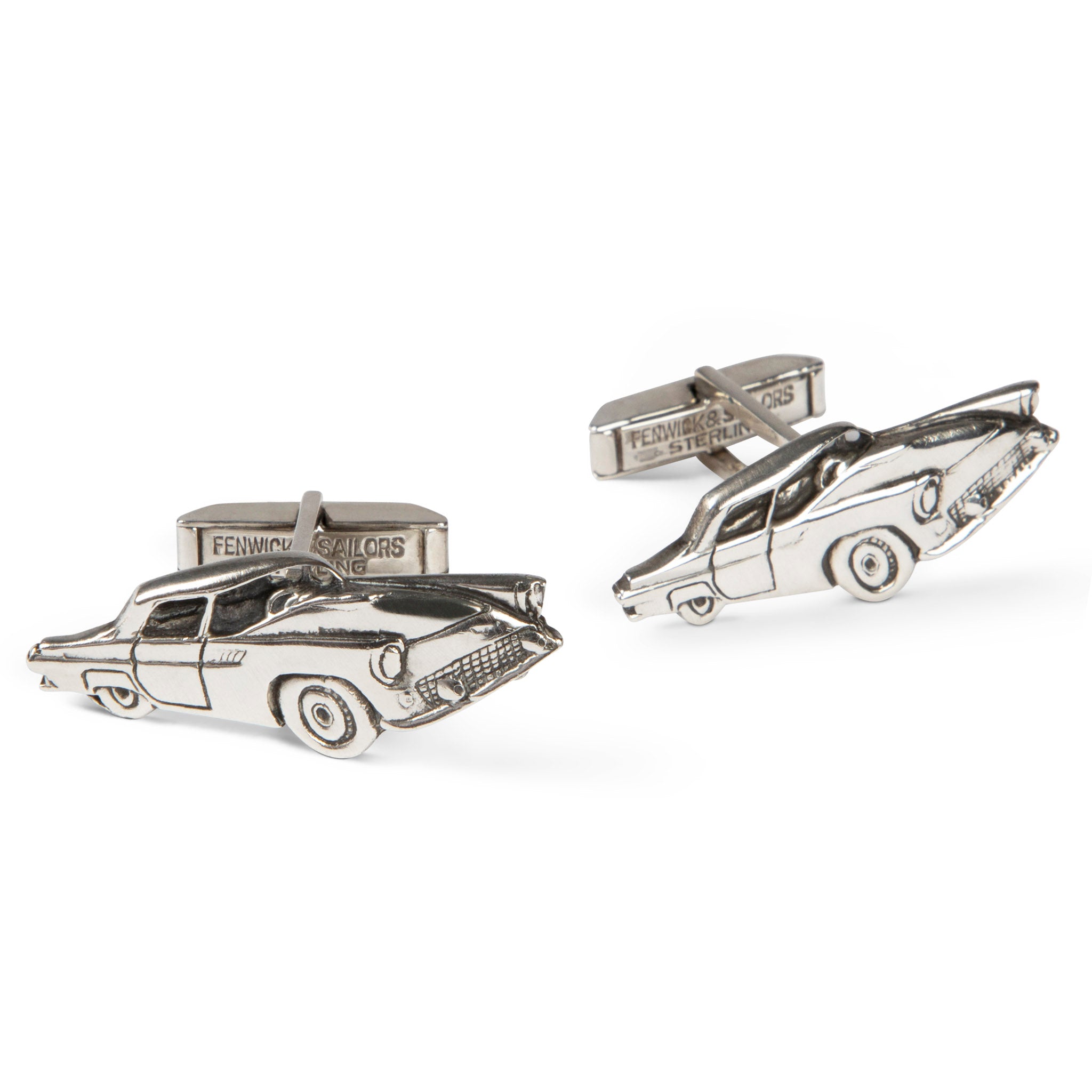 Vintage Fenwick & Sailors Sterling Ford Thunderbird Cufflinks