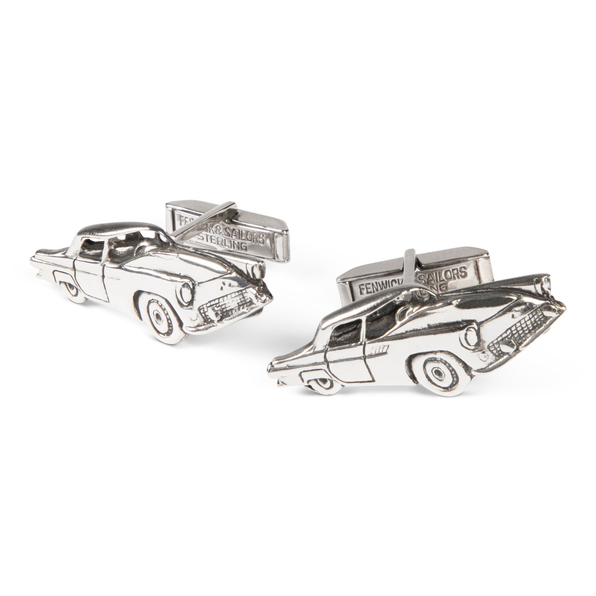 Vintage Fenwick & Sailors Sterling Ford Thunderbird Cufflinks