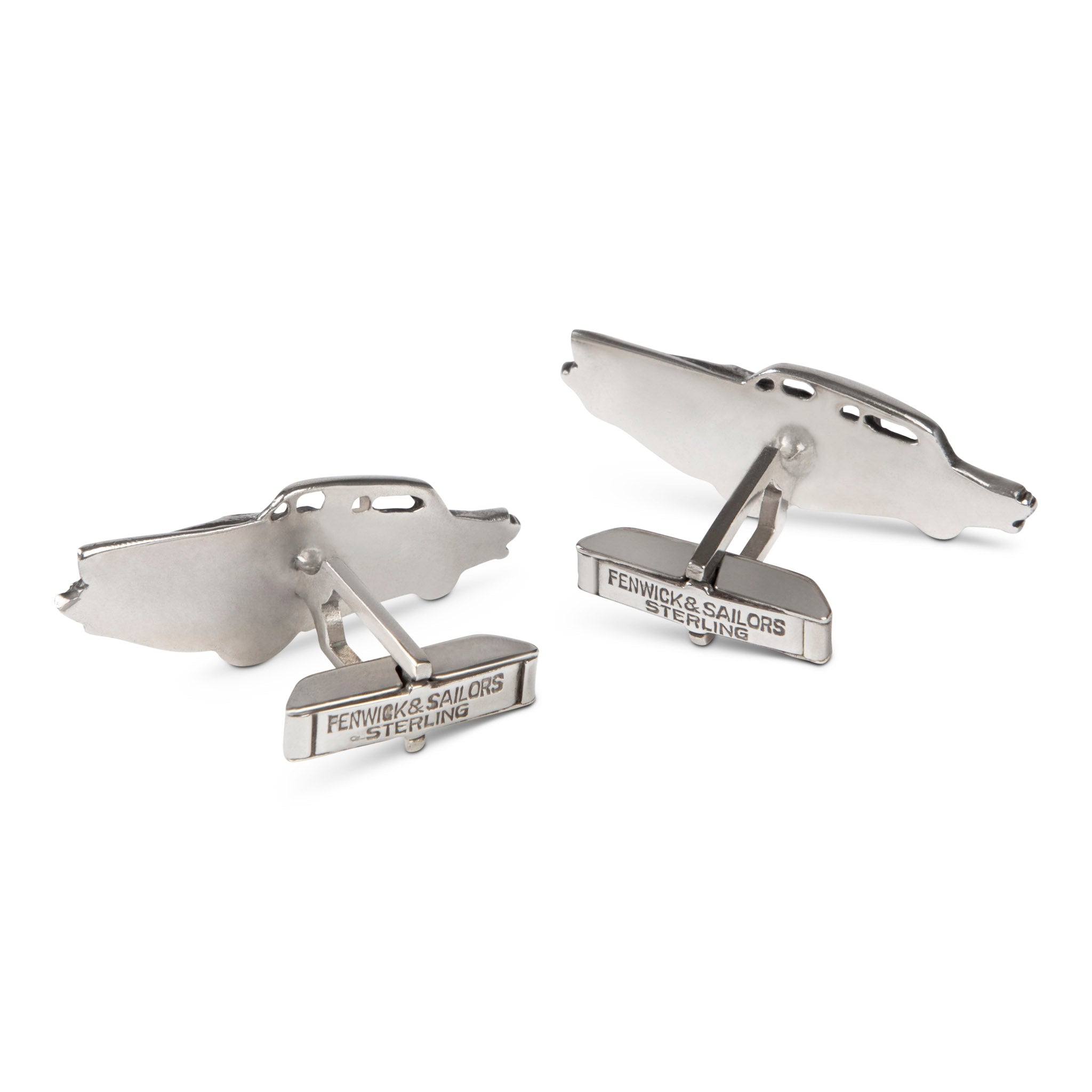 Vintage Fenwick & Sailors Sterling Ford Thunderbird Cufflinks