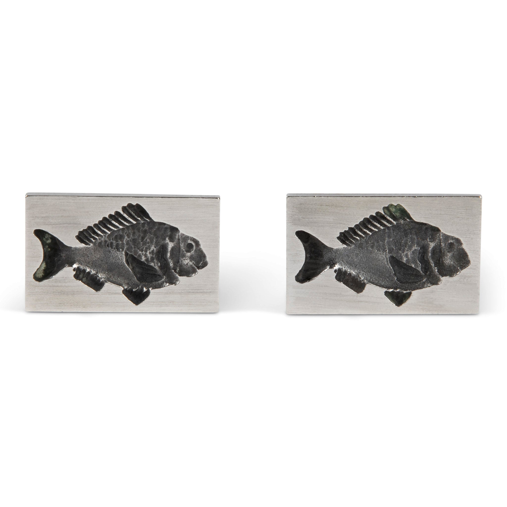 Vintage Harold Fithian Sterling Fish Cufflinks