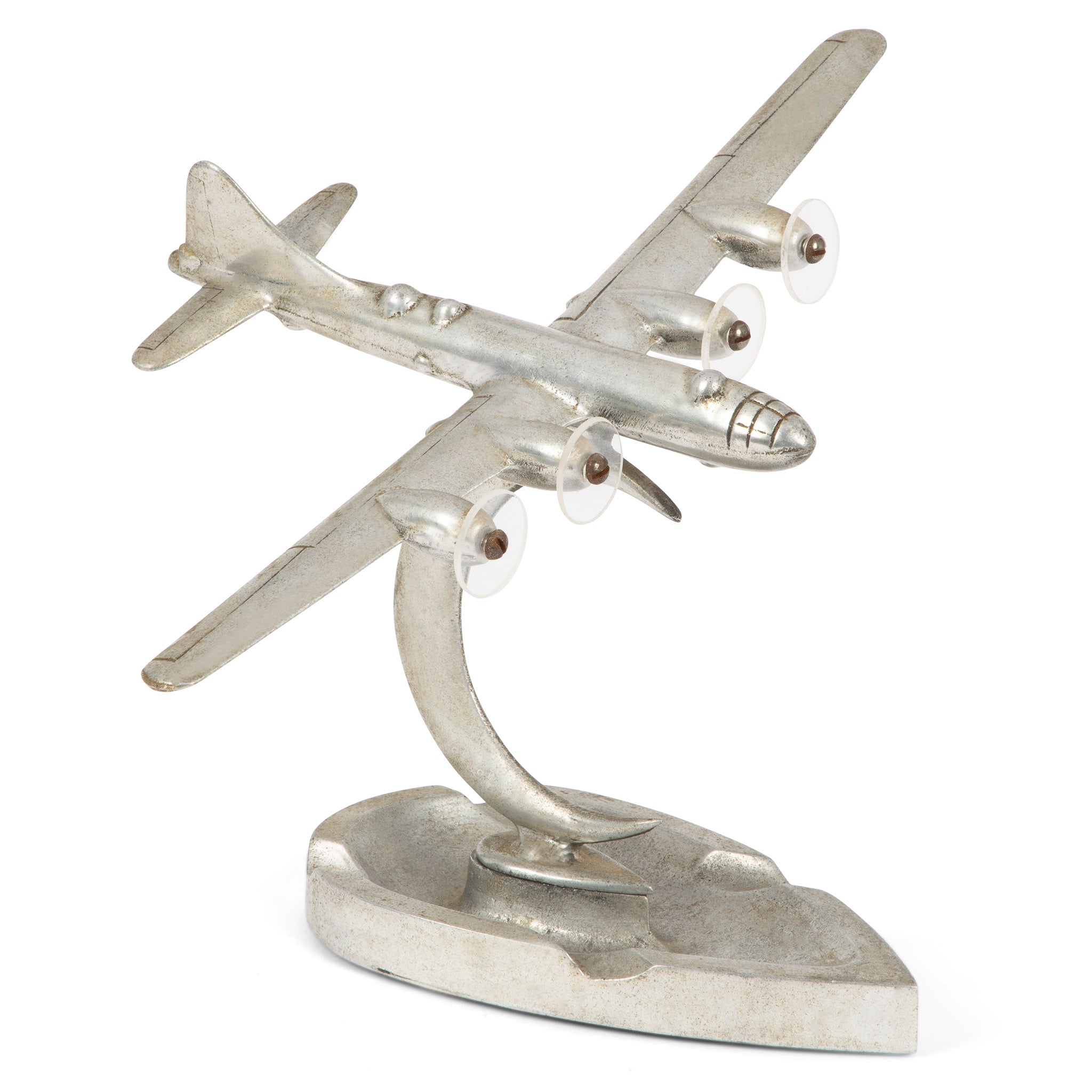 Vintage Propeller Airplane Ashtray