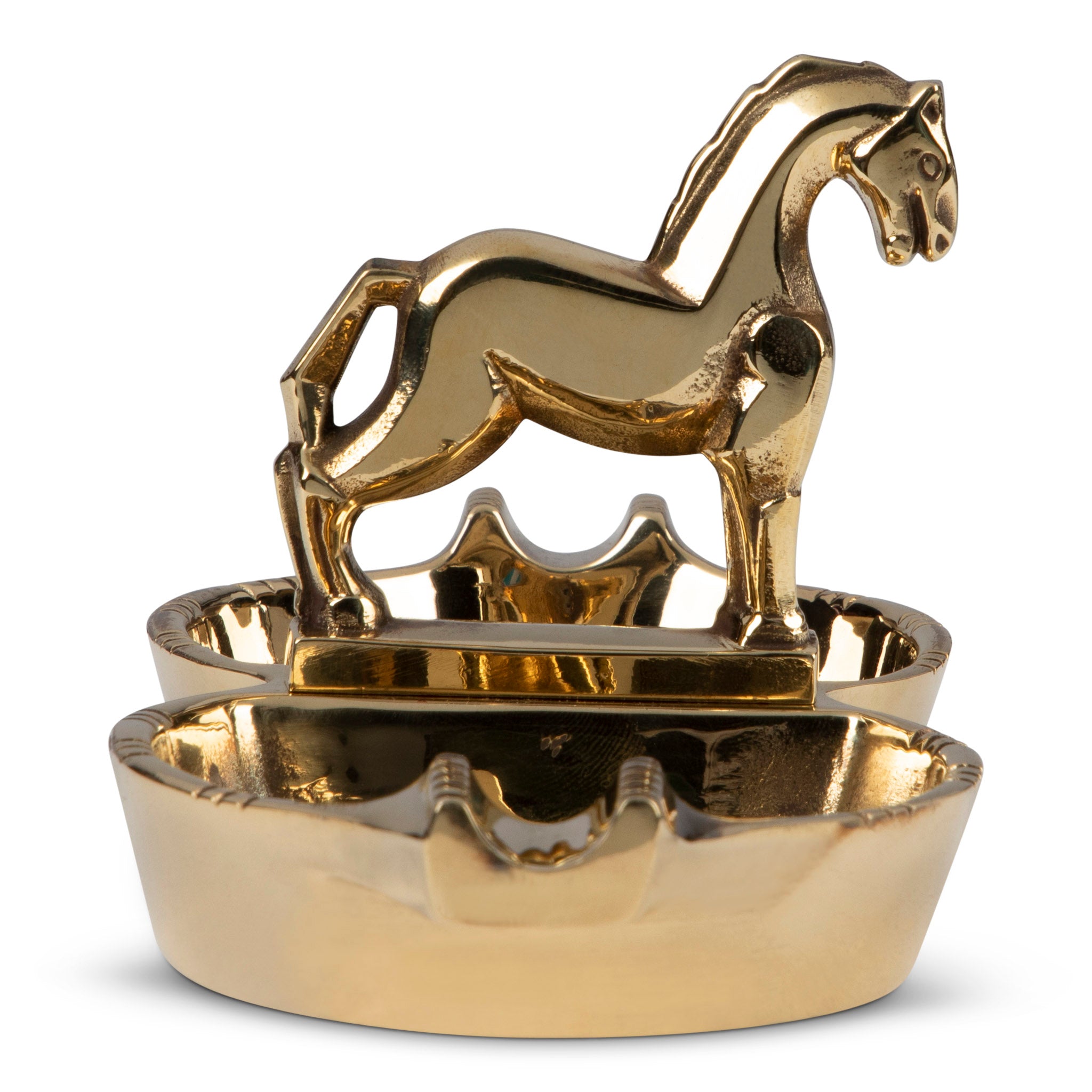 WM H. Jackson Bronze Horse Cigar Ashtray