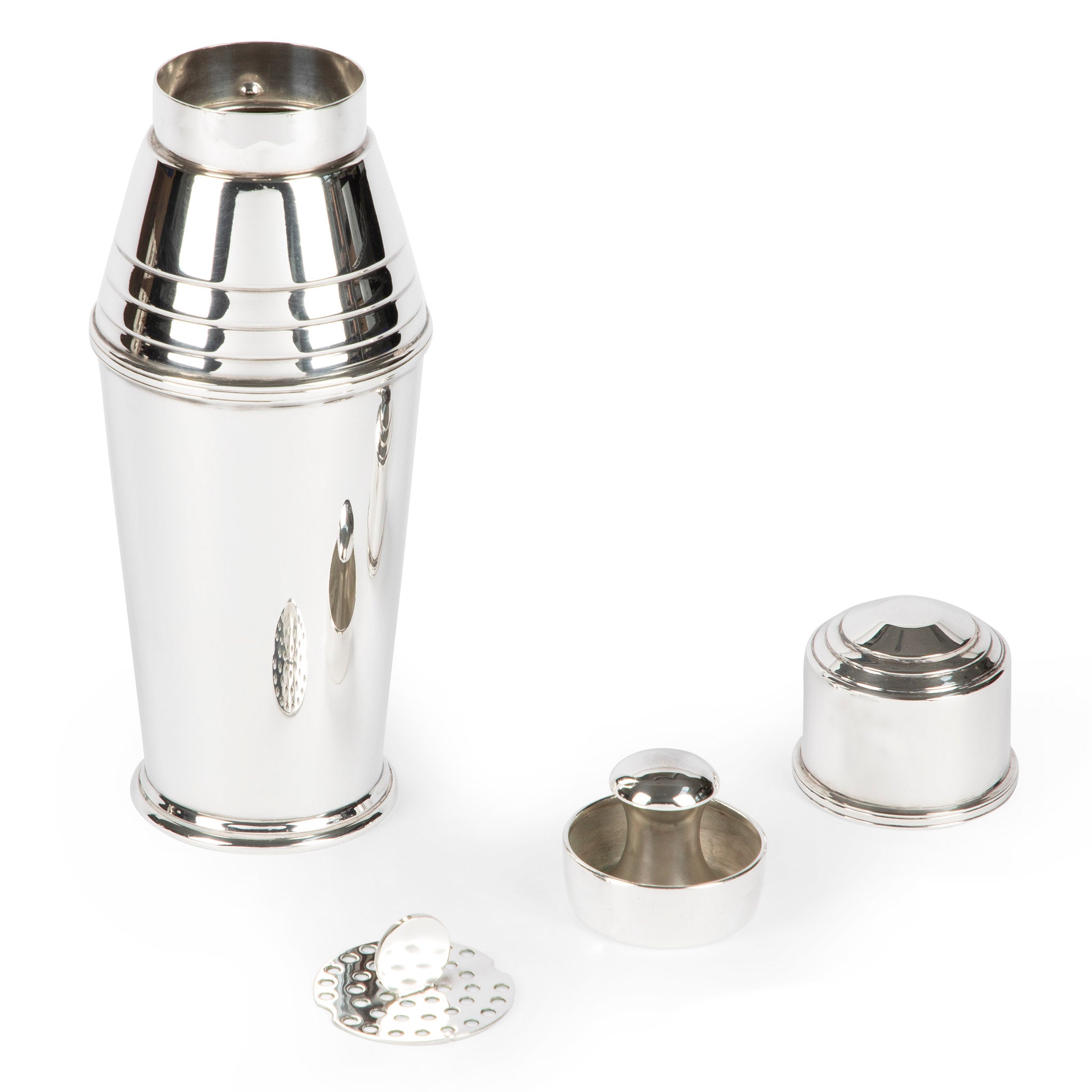 Art Deco Walker & Hall Silver Cocktail Shaker