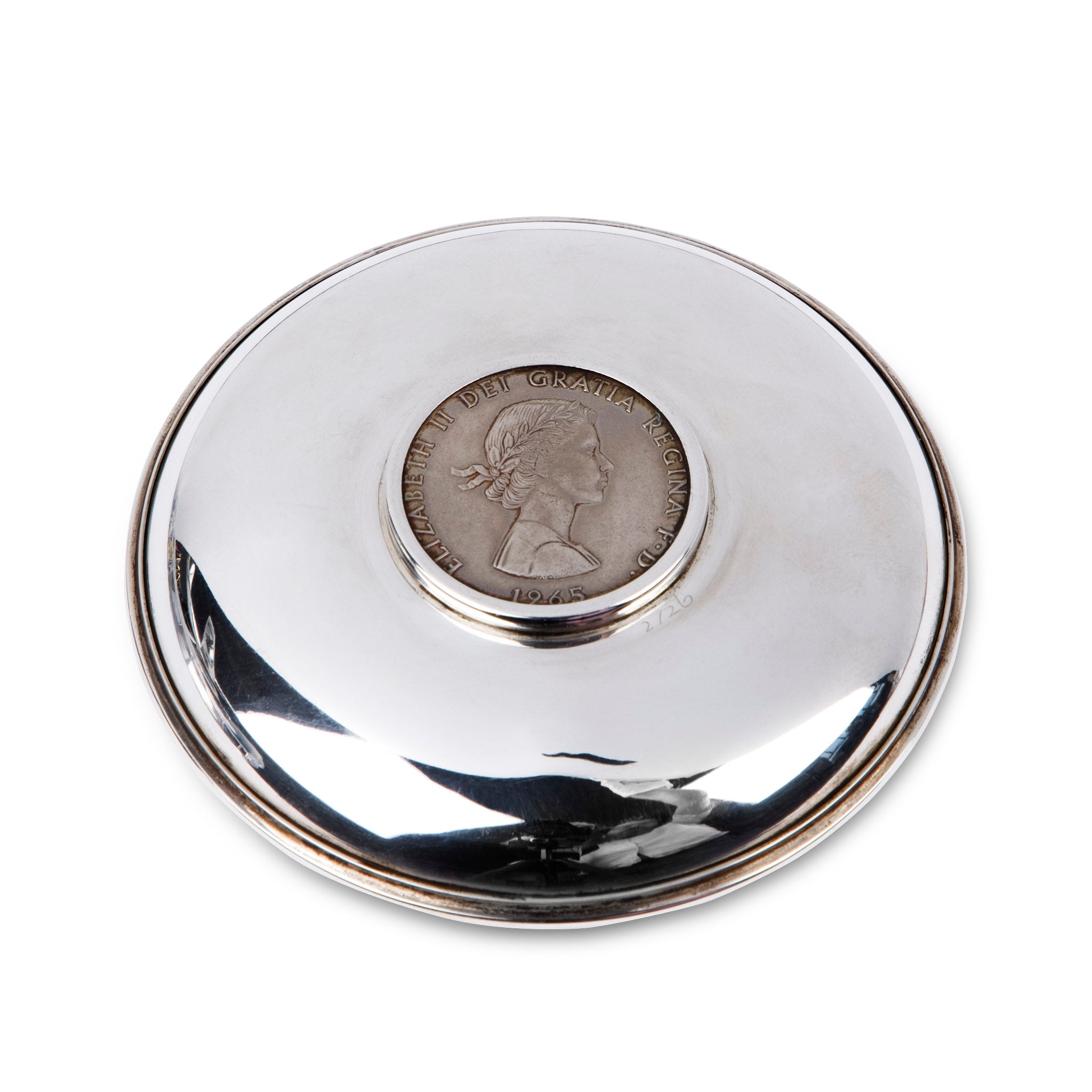 Winston Churchill Sterling Ashtray Catch-All Dish