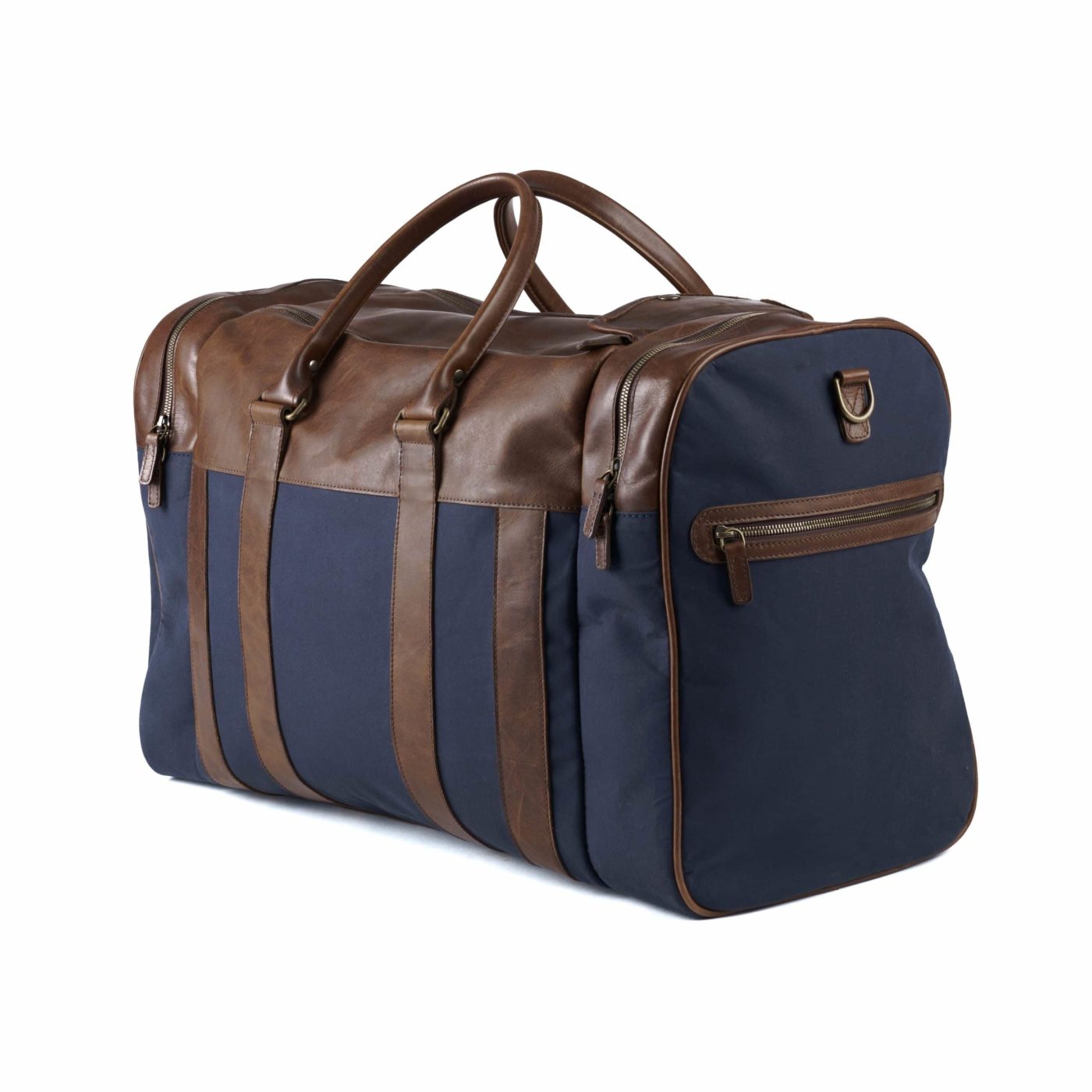 Moore & Giles Cleland XL Duffel Ventile Navy & Baldwin Oak