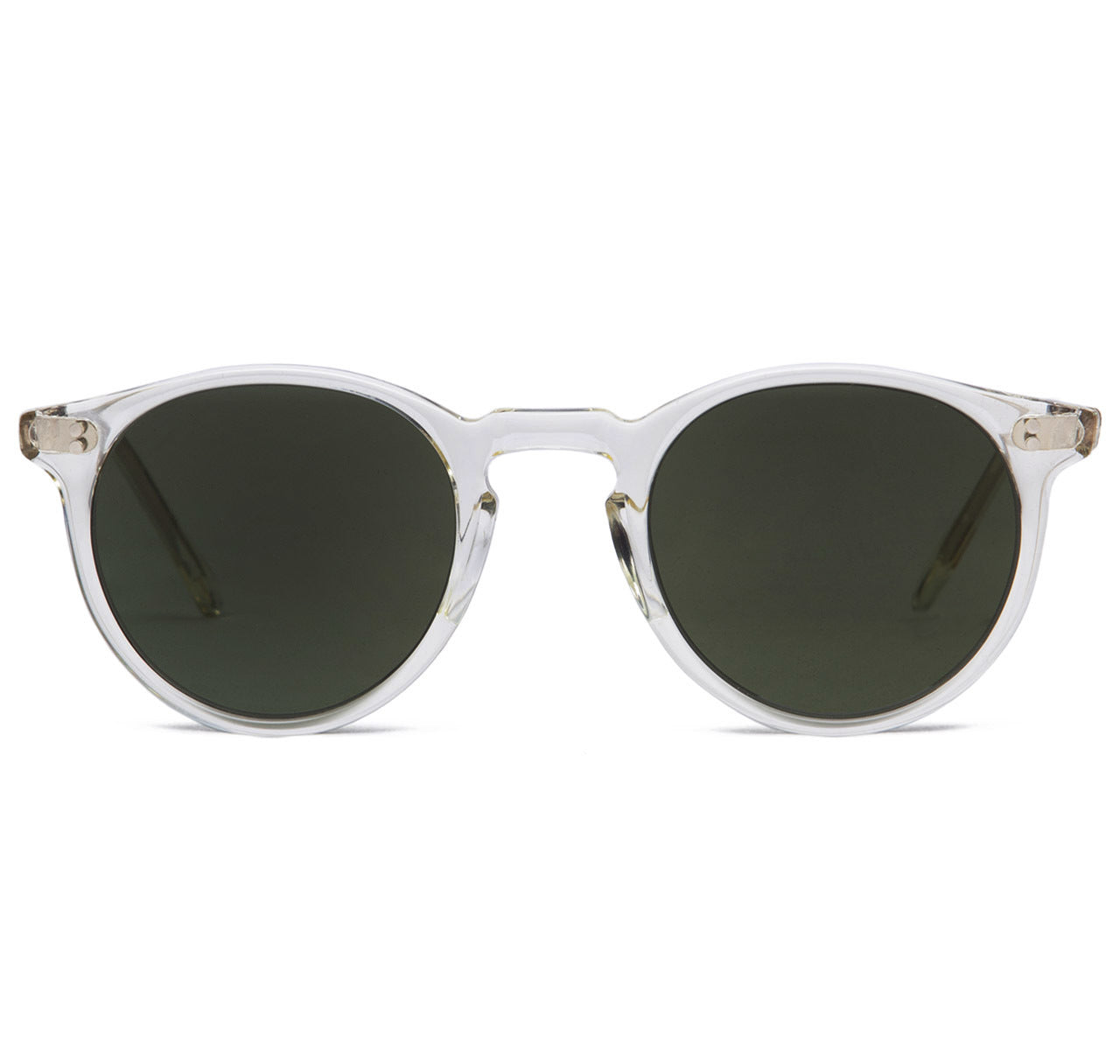 Oliver Peoples O'Malley Sun Beige Crystal With Grey Smoke