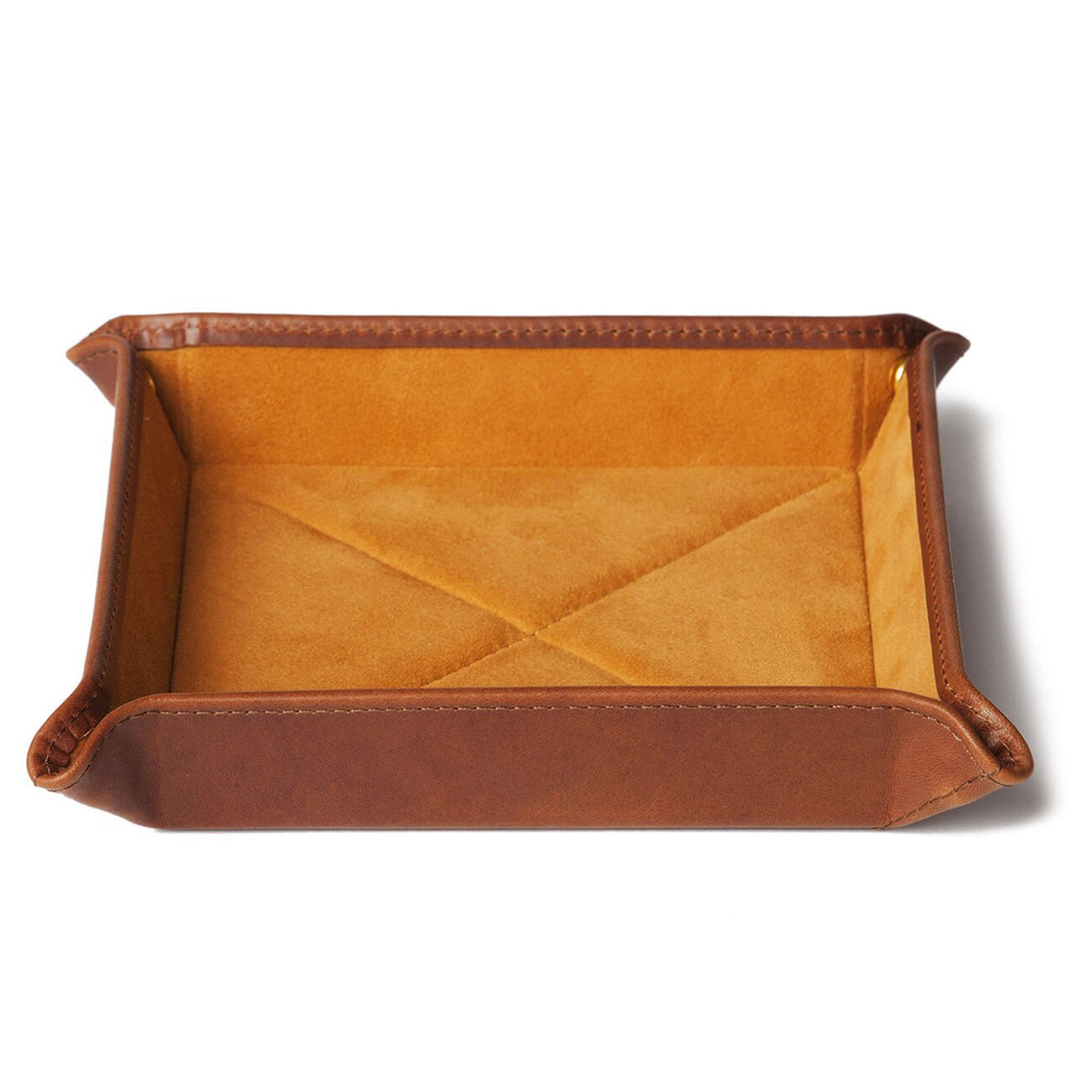 Havana Leather Travel Tray