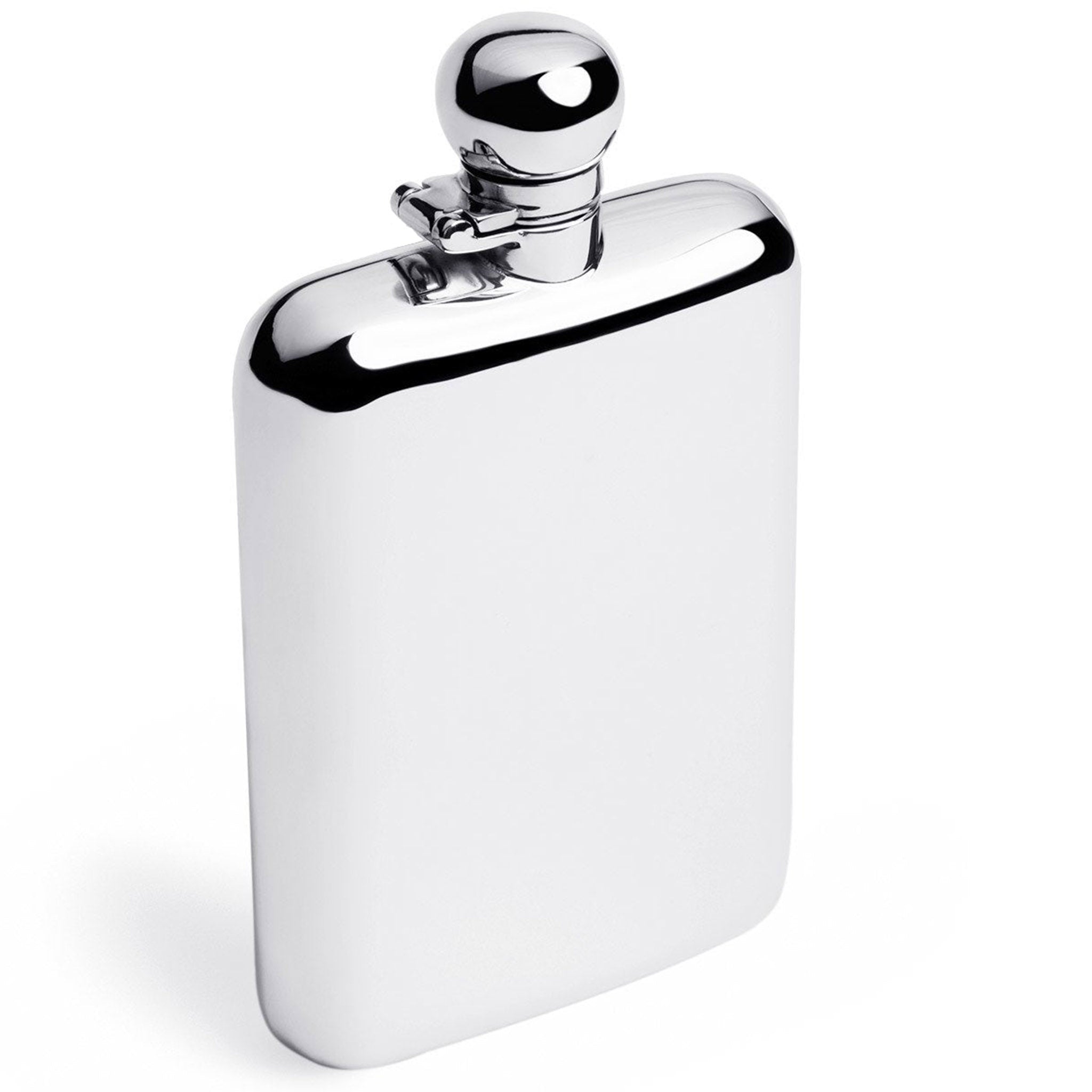 Sterling Silver 6oz Captive Top Flask