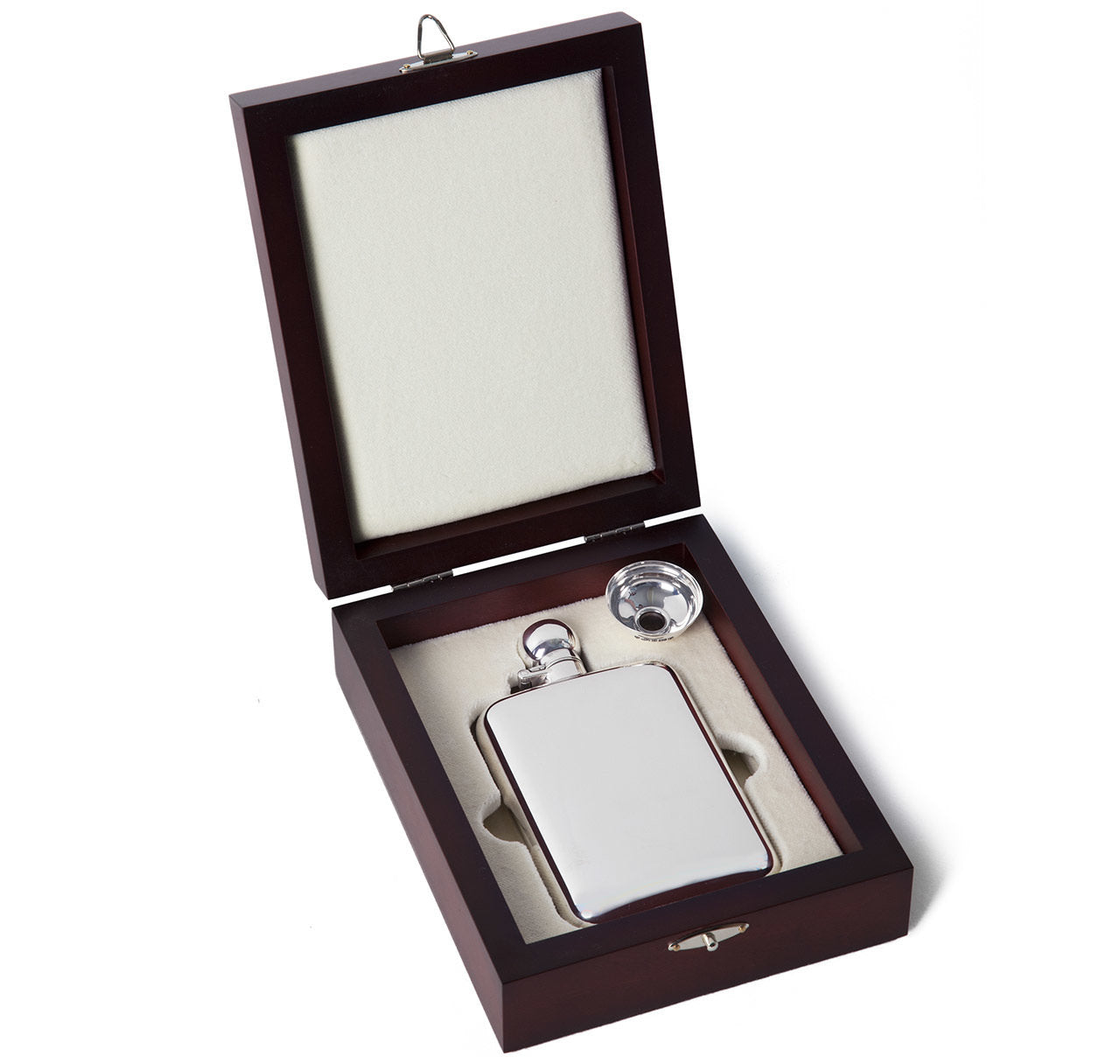 Sir Jack's Sterling Silver 6oz Captive Top Flask