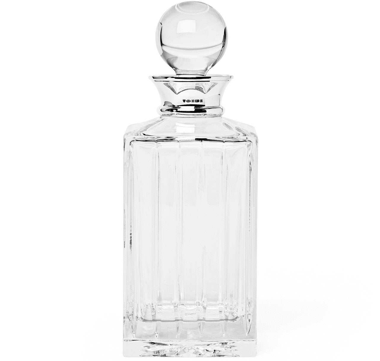 Sterling Silver & Crystal Blair Spirits Decanter