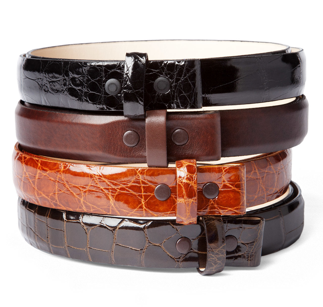 Sir Jack's One in Alligator Leather Belt Straps