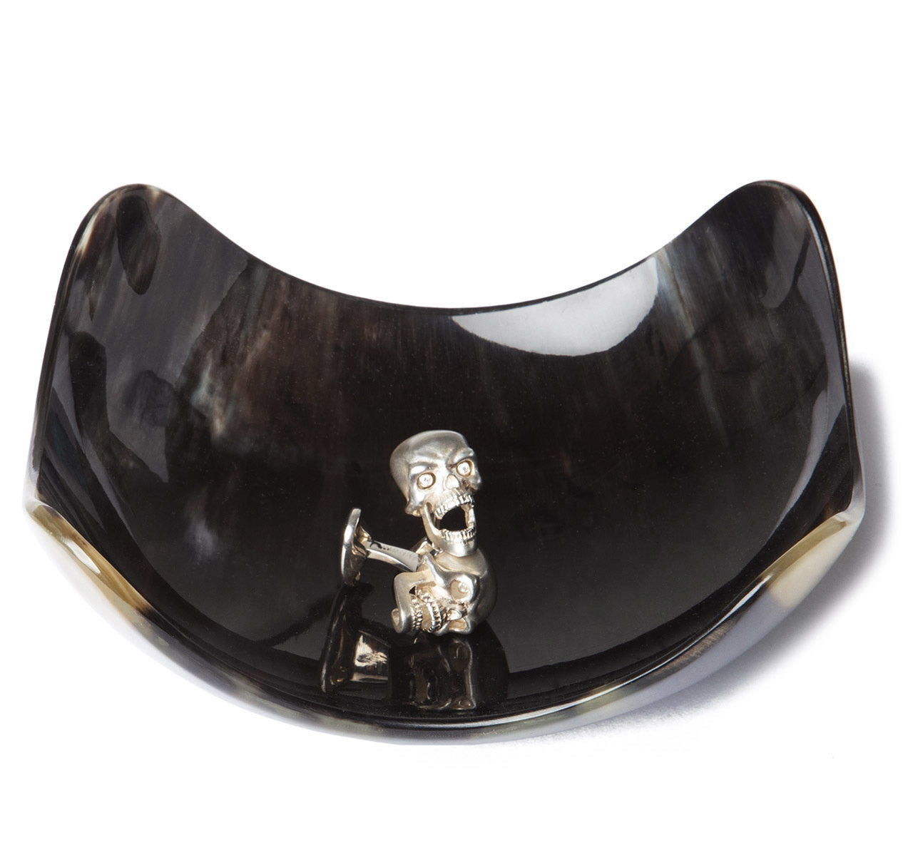 Curved Ox Horn Tray