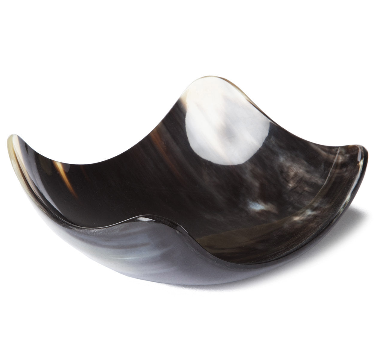 Curved Ox Horn Tray