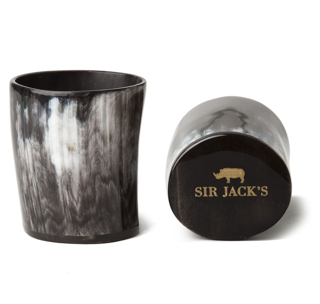 Sir Jack's Ox Horn Whiskey Tumblers